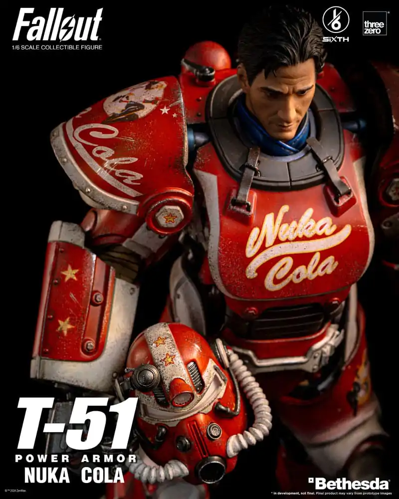 Fallout Action Figur 1/6 T-51 Nuka Cola Power Armor 37 cm Produktfoto