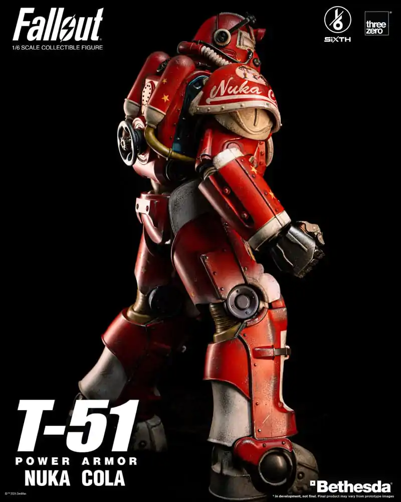 Fallout Action Figur 1/6 T-51 Nuka Cola Power Armor 37 cm Produktfoto