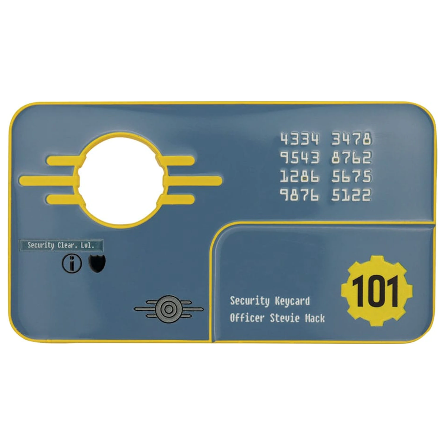 Fallout 3 Nachbildung Vault 101 Security Keycard Limited Edition Produktfoto