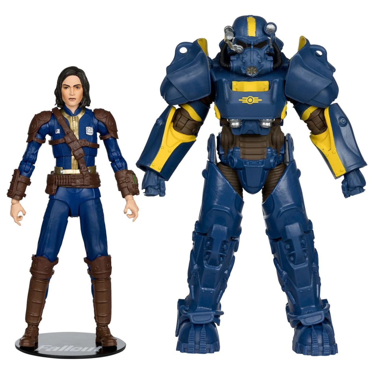 Fallout 4 Statuen 2er-Pack T-60 Vault Tec & Sole Survivor 18 cm Produktfoto