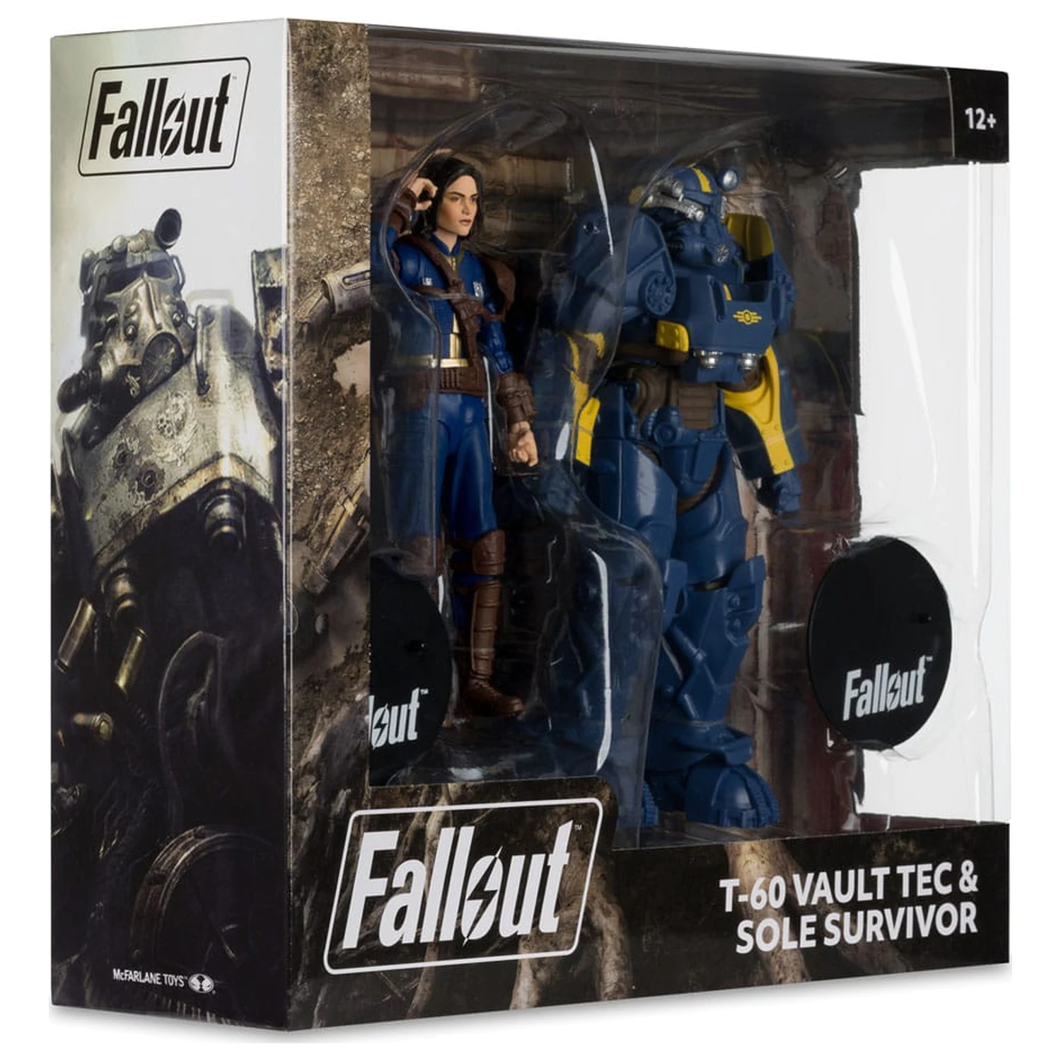 Fallout 4 Statuen 2er-Pack T-60 Vault Tec & Sole Survivor 18 cm Produktfoto