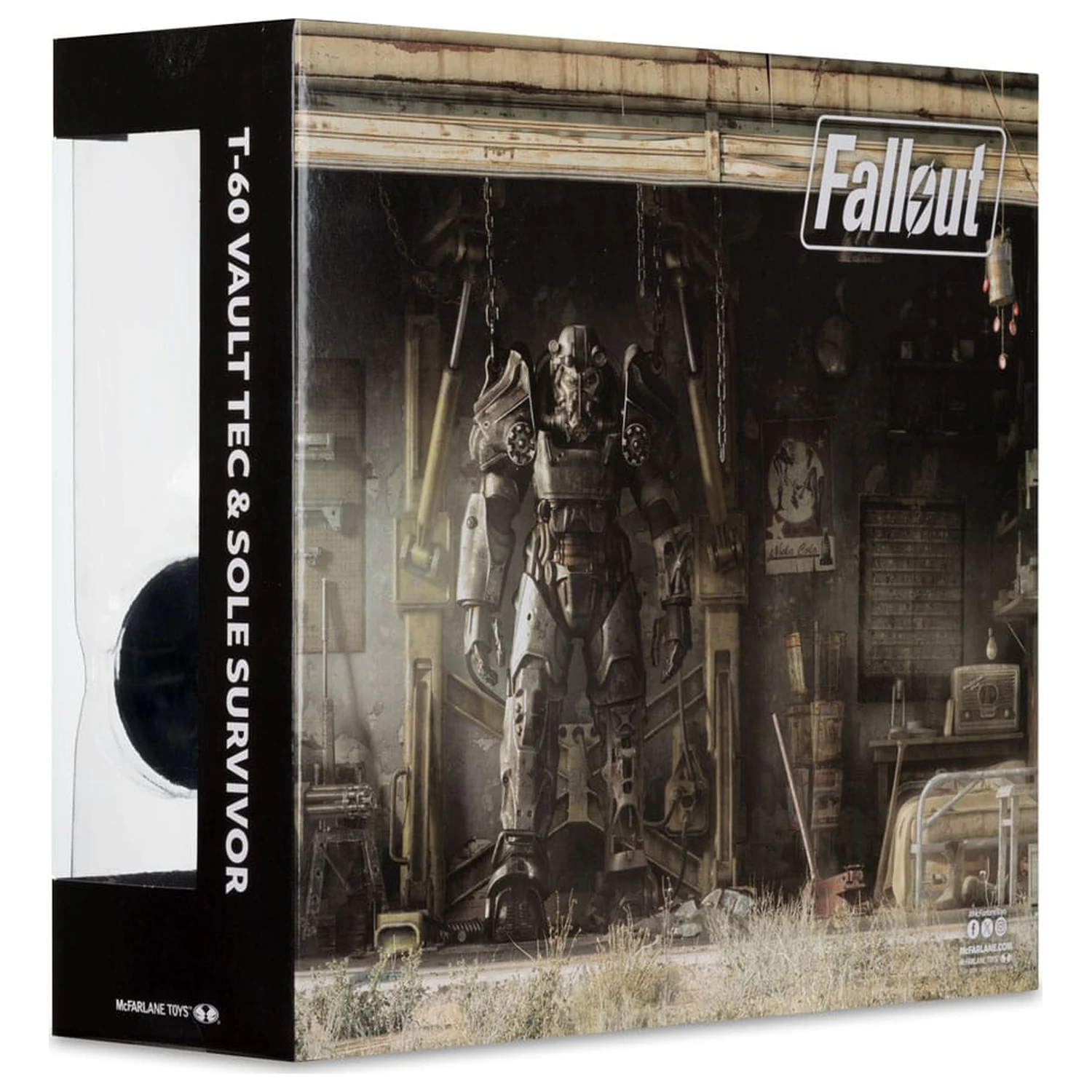 Fallout 4 Statuen 2er-Pack T-60 Vault Tec & Sole Survivor 18 cm Produktfoto