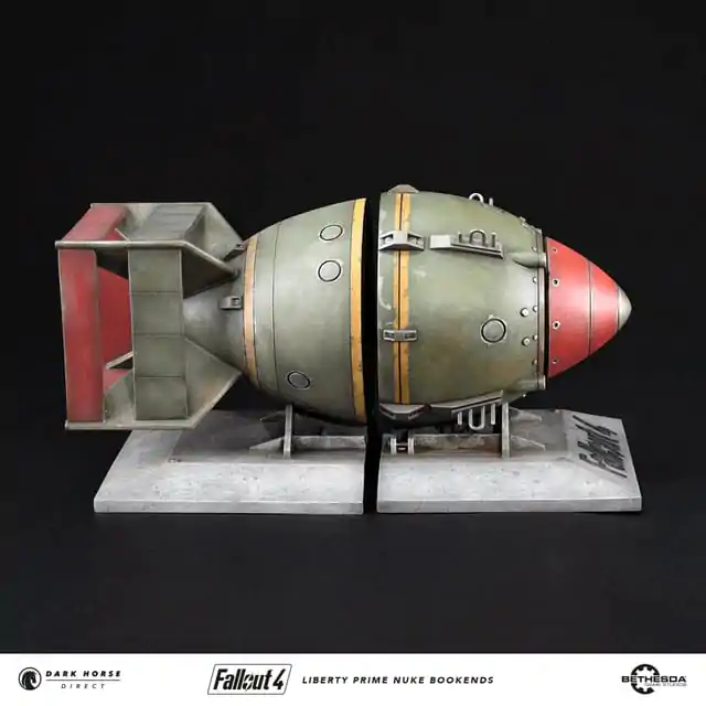 Fallout 4 PVC Statue Liberty Prime Nuke Bomb Bookends 17 cm Produktfoto