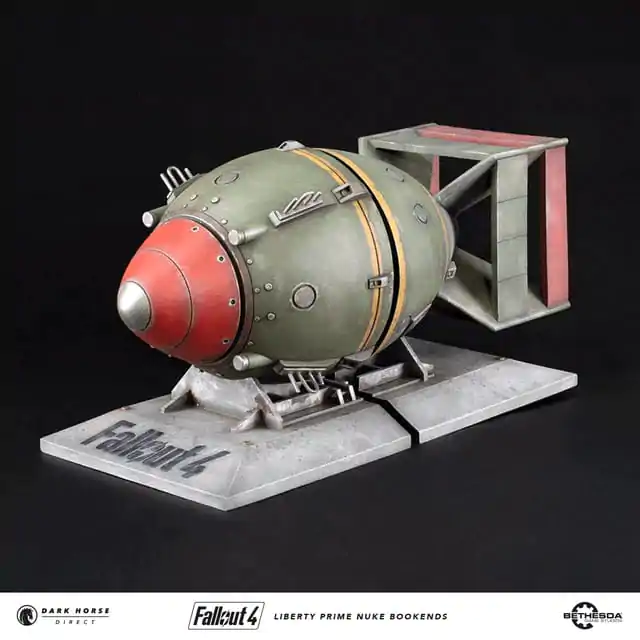 Fallout 4 PVC Statue Liberty Prime Nuke Bomb Bookends 17 cm Produktfoto