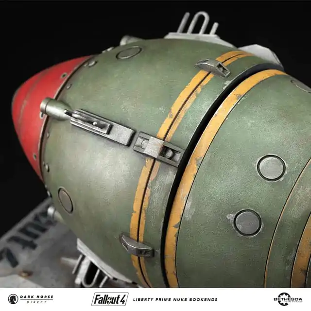 Fallout 4 PVC Statue Liberty Prime Nuke Bomb Bookends 17 cm Produktfoto