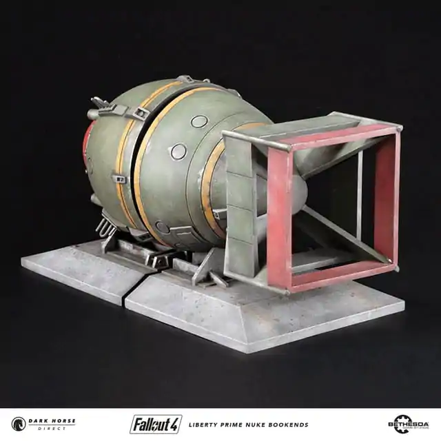 Fallout 4 PVC Statue Liberty Prime Nuke Bomb Bookends 17 cm Produktfoto