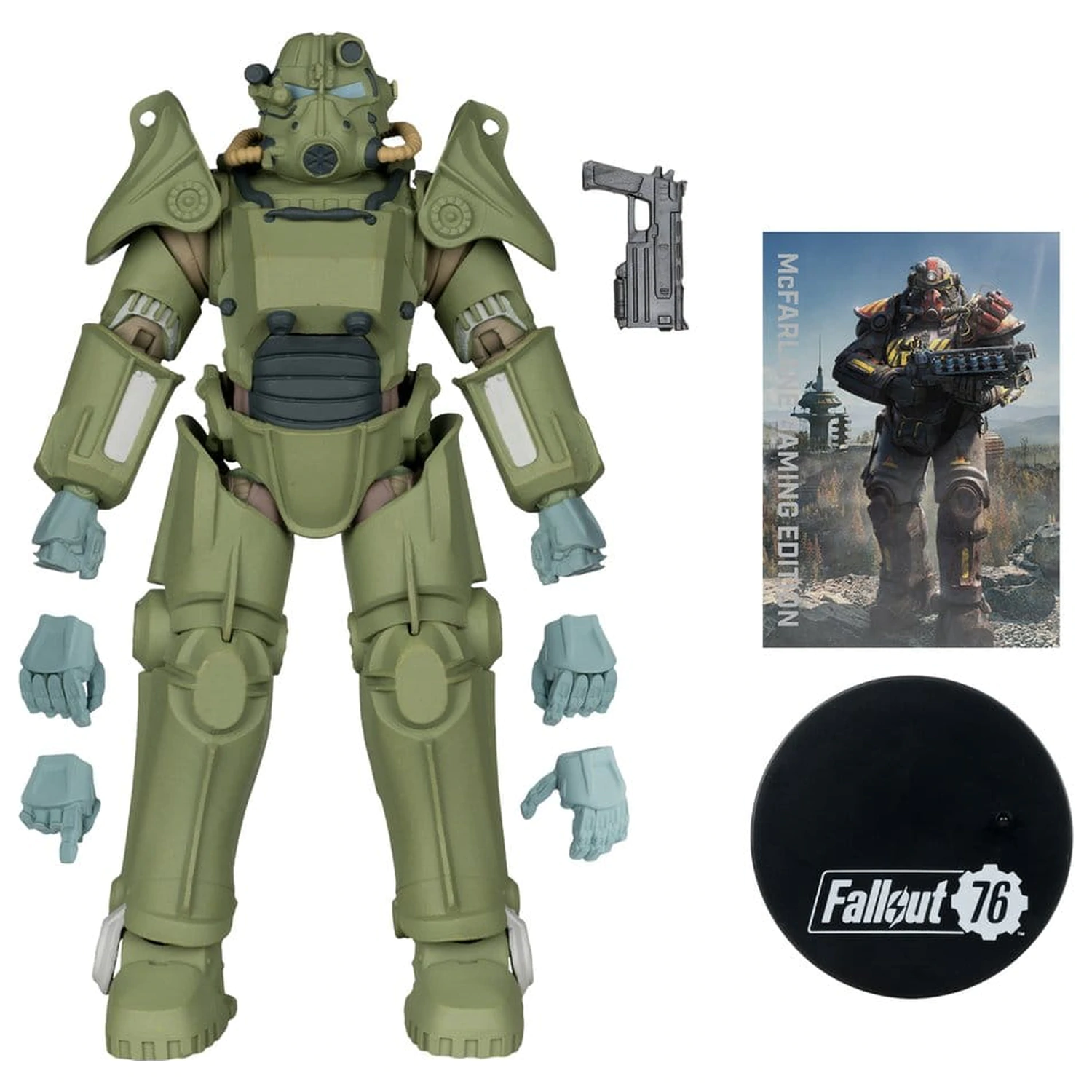 Fallout 76 Gaming Edition Actionfigur T-45 Military Armor (Red Platinum Edition) 20 cm Produktfoto