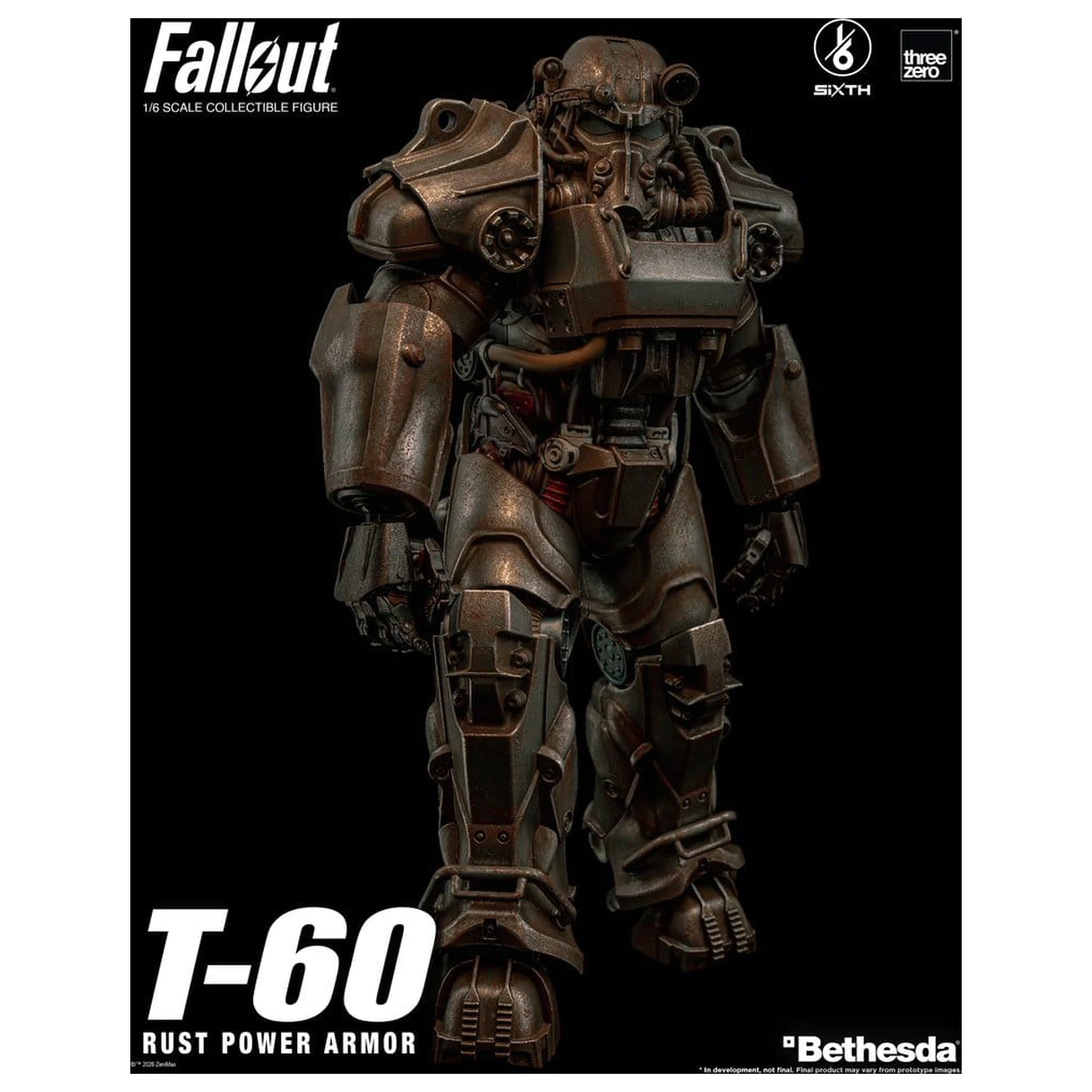 Fallout Actionfigur 1/6 T-60 Rust Power Armor Produktfoto
