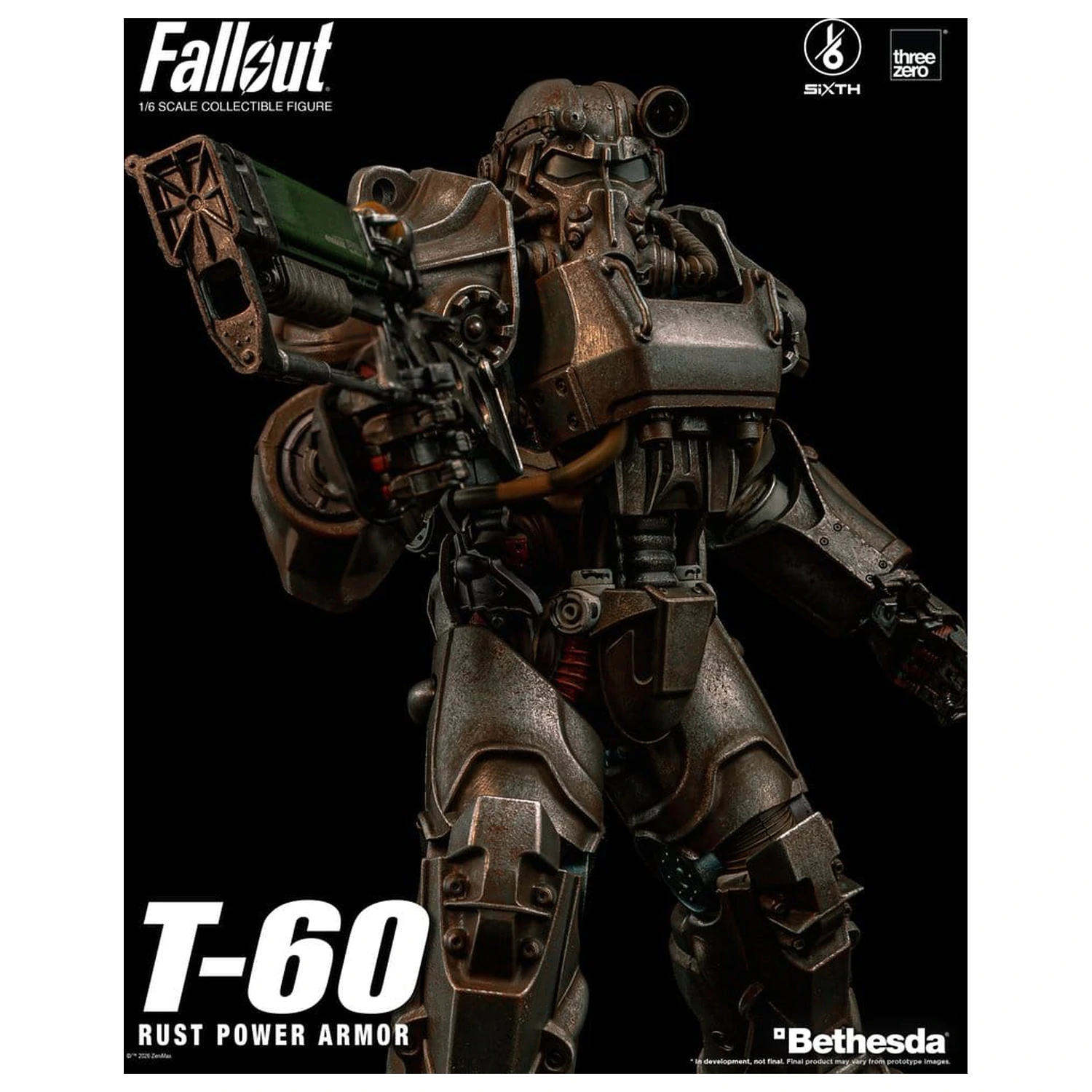 Fallout Actionfigur 1/6 T-60 Rust Power Armor Produktfoto