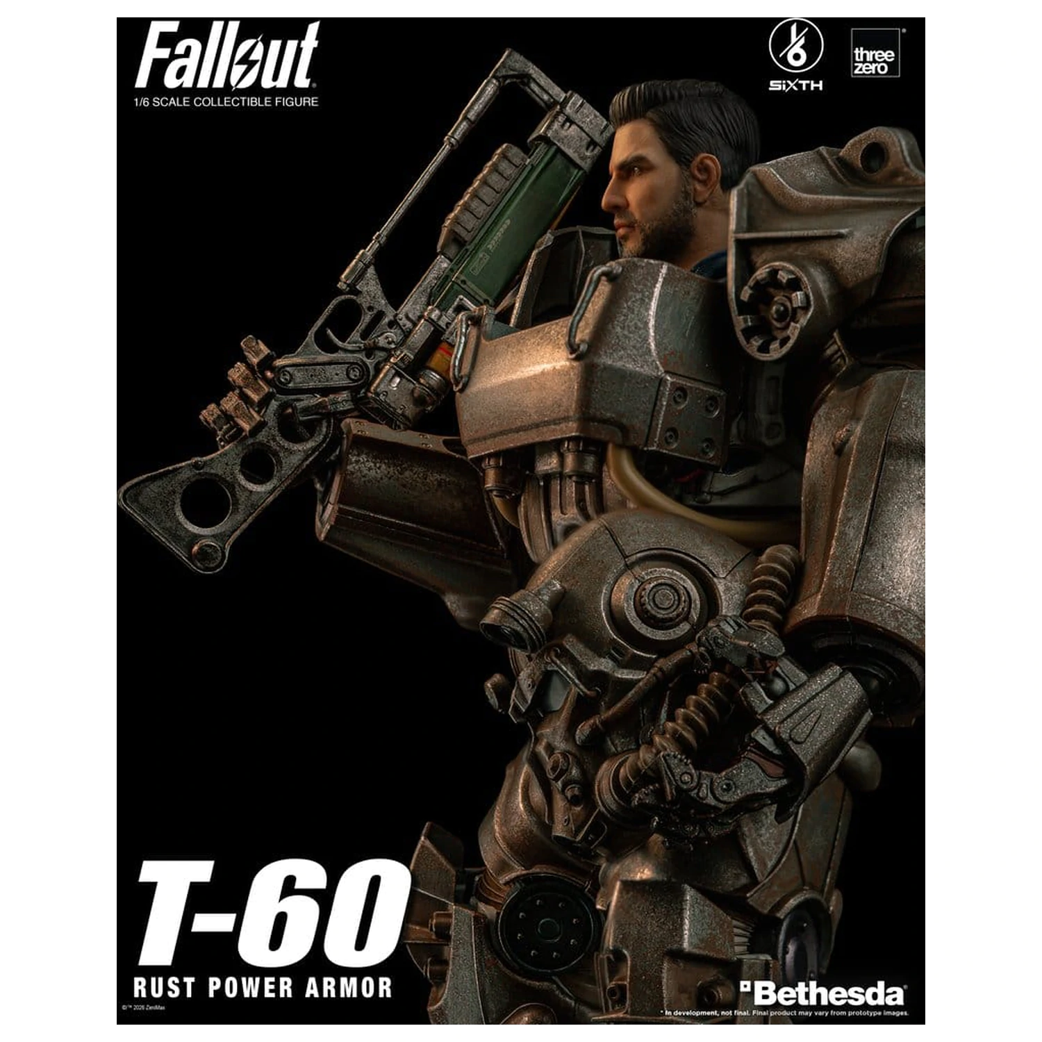 Fallout Actionfigur 1/6 T-60 Rust Power Armor Produktfoto