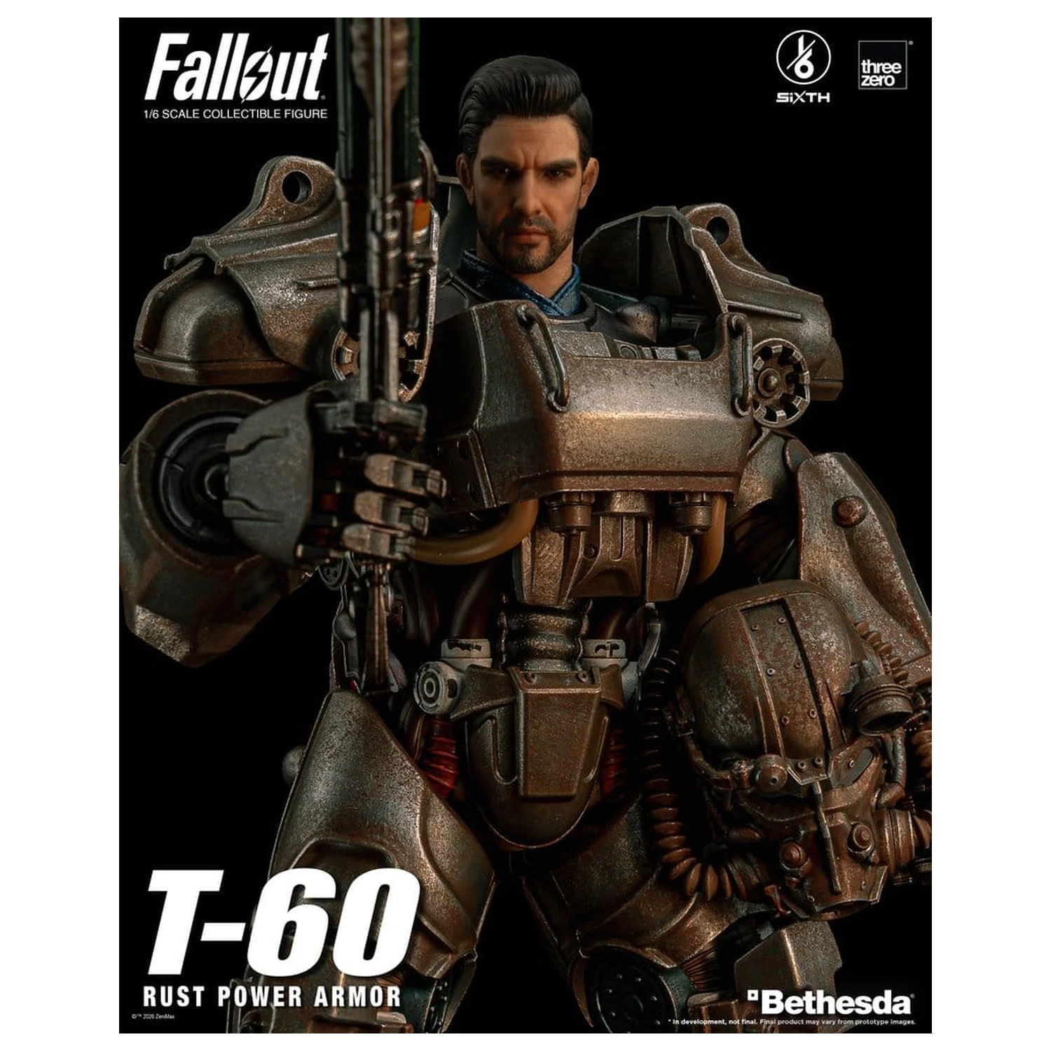 Fallout Actionfigur 1/6 T-60 Rust Power Armor Produktfoto