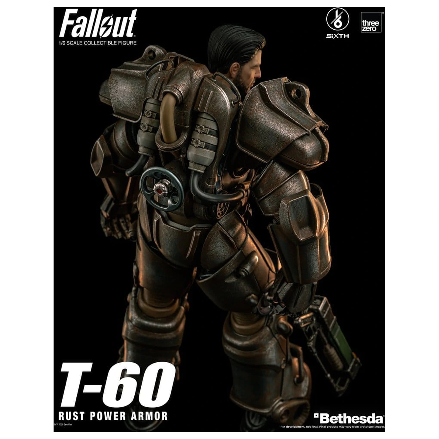 Fallout Actionfigur 1/6 T-60 Rust Power Armor Produktfoto