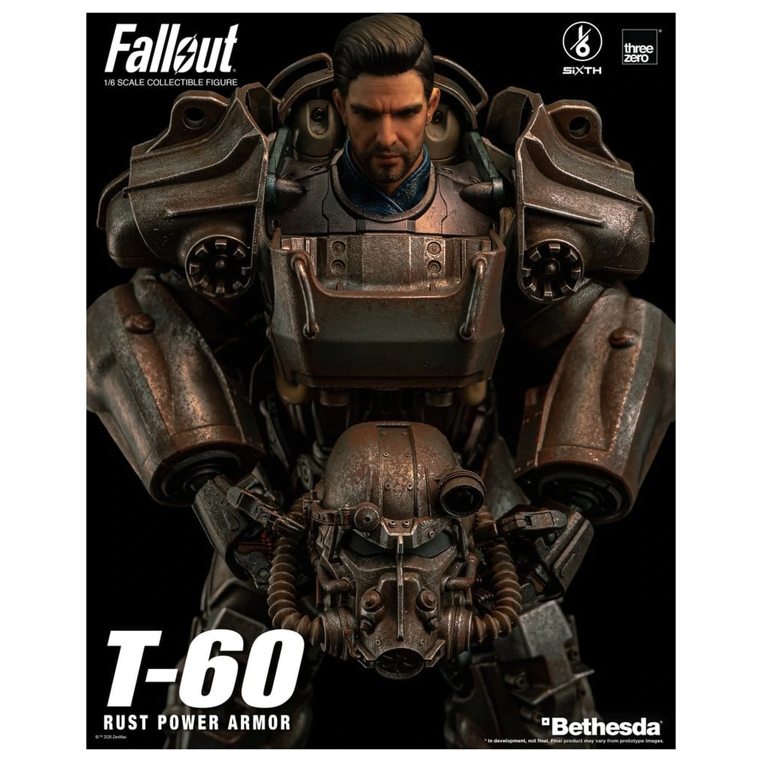 Fallout Actionfigur 1/6 T-60 Rust Power Armor Produktfoto