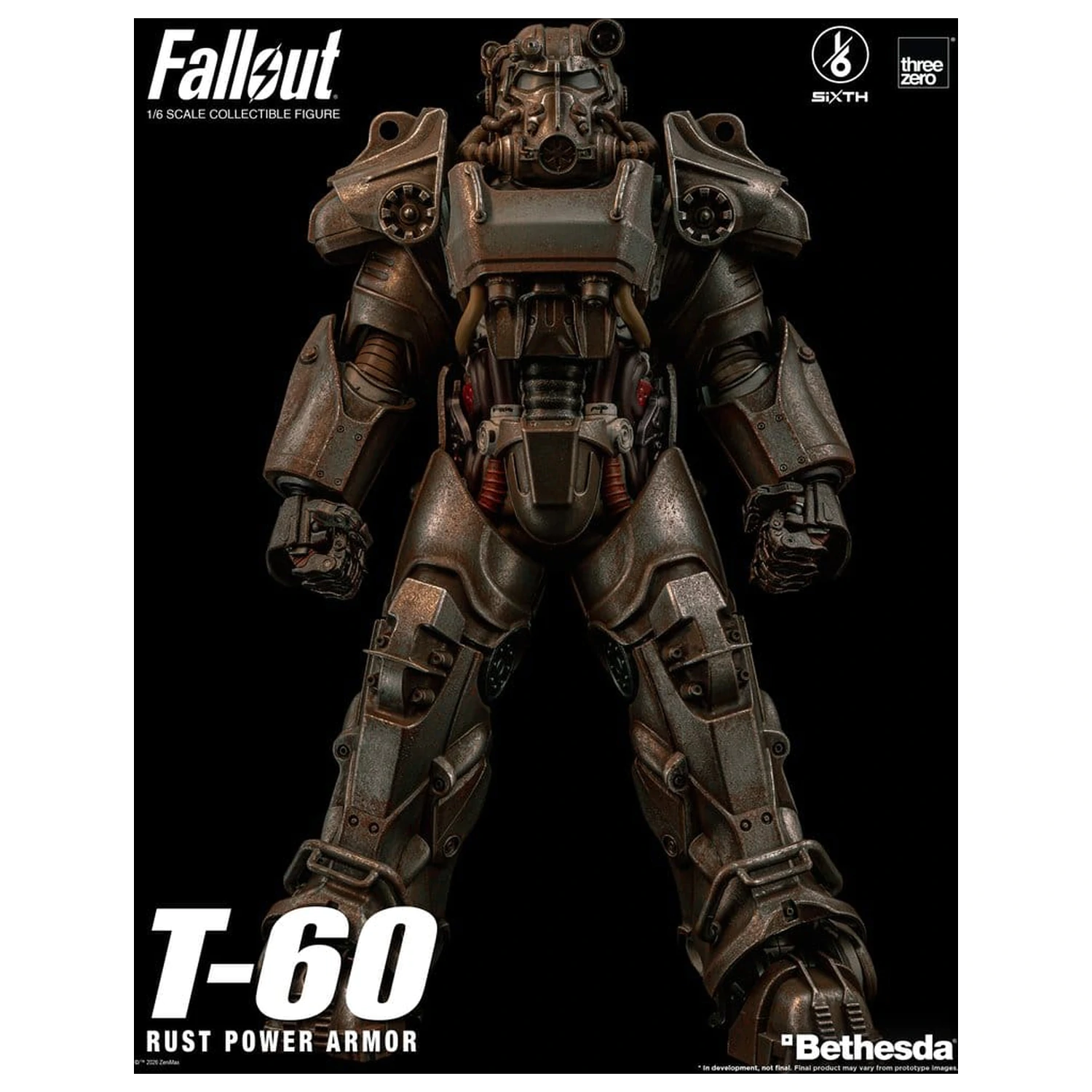 Fallout Actionfigur 1/6 T-60 Rust Power Armor Produktfoto