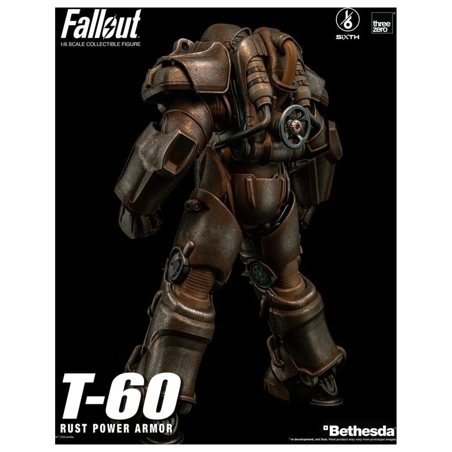 Fallout Actionfigur 1/6 T-60 Rust Power Armor Produktfoto