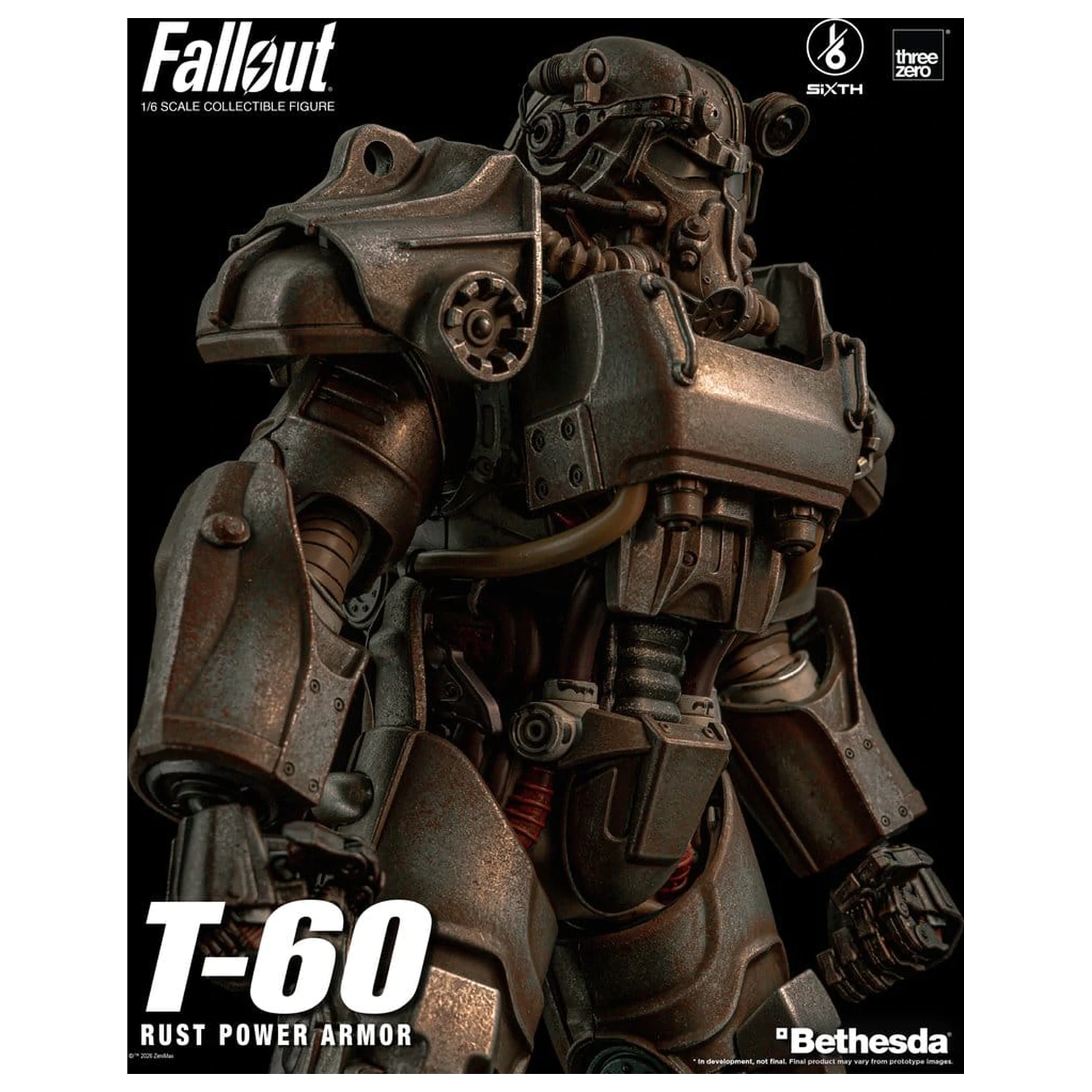Fallout Actionfigur 1/6 T-60 Rust Power Armor Produktfoto