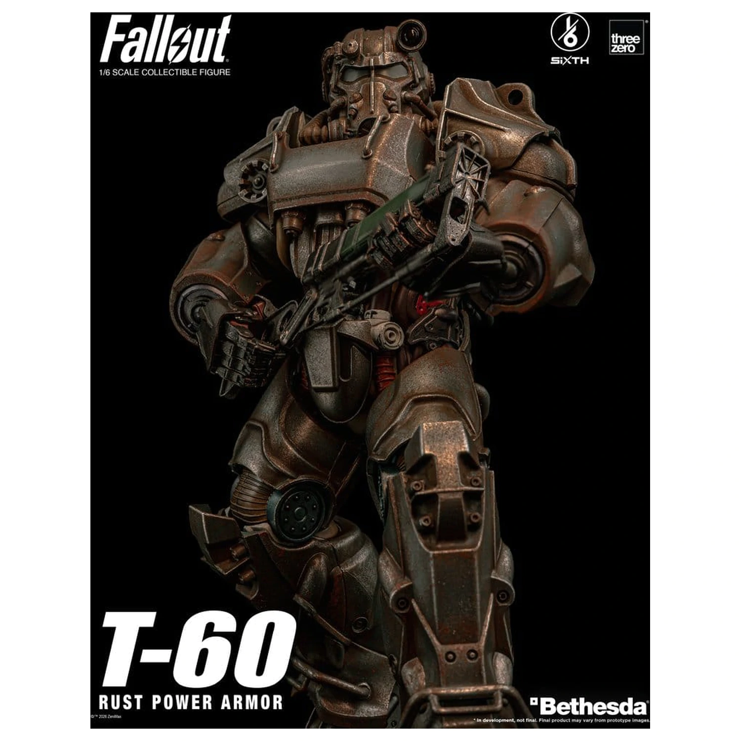 Fallout Actionfigur 1/6 T-60 Rust Power Armor Produktfoto