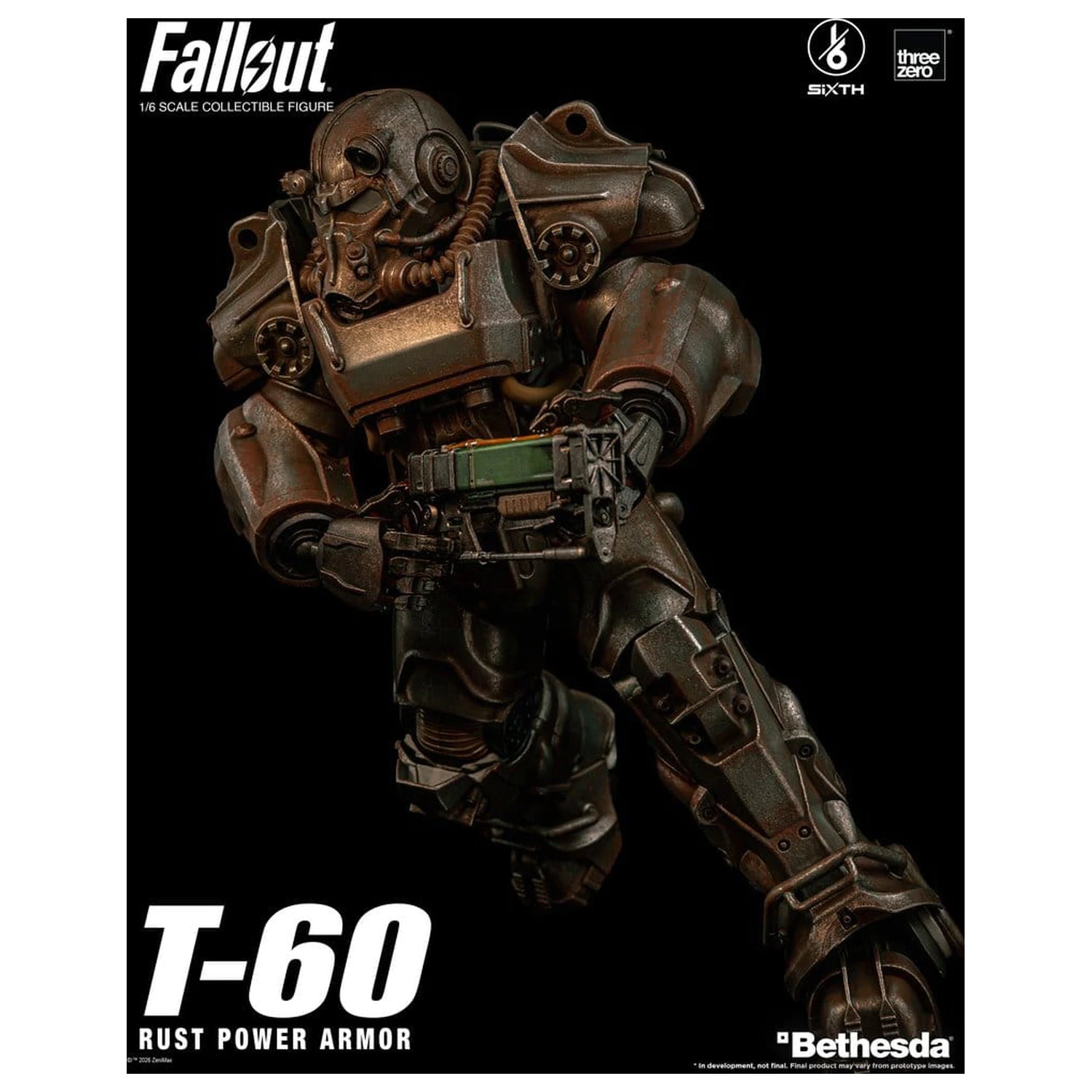 Fallout Actionfigur 1/6 T-60 Rust Power Armor Produktfoto