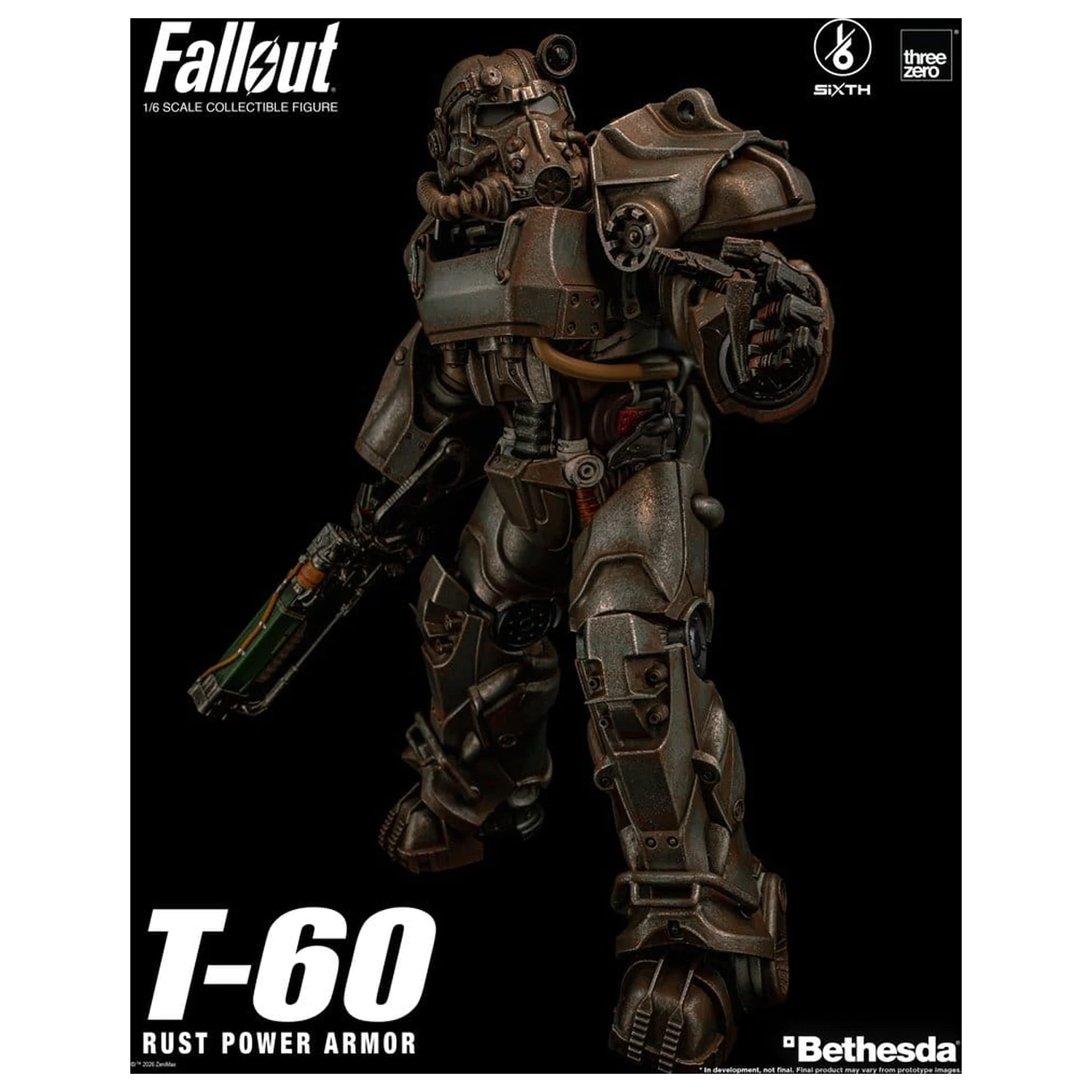 Fallout Actionfigur 1/6 T-60 Rust Power Armor Produktfoto