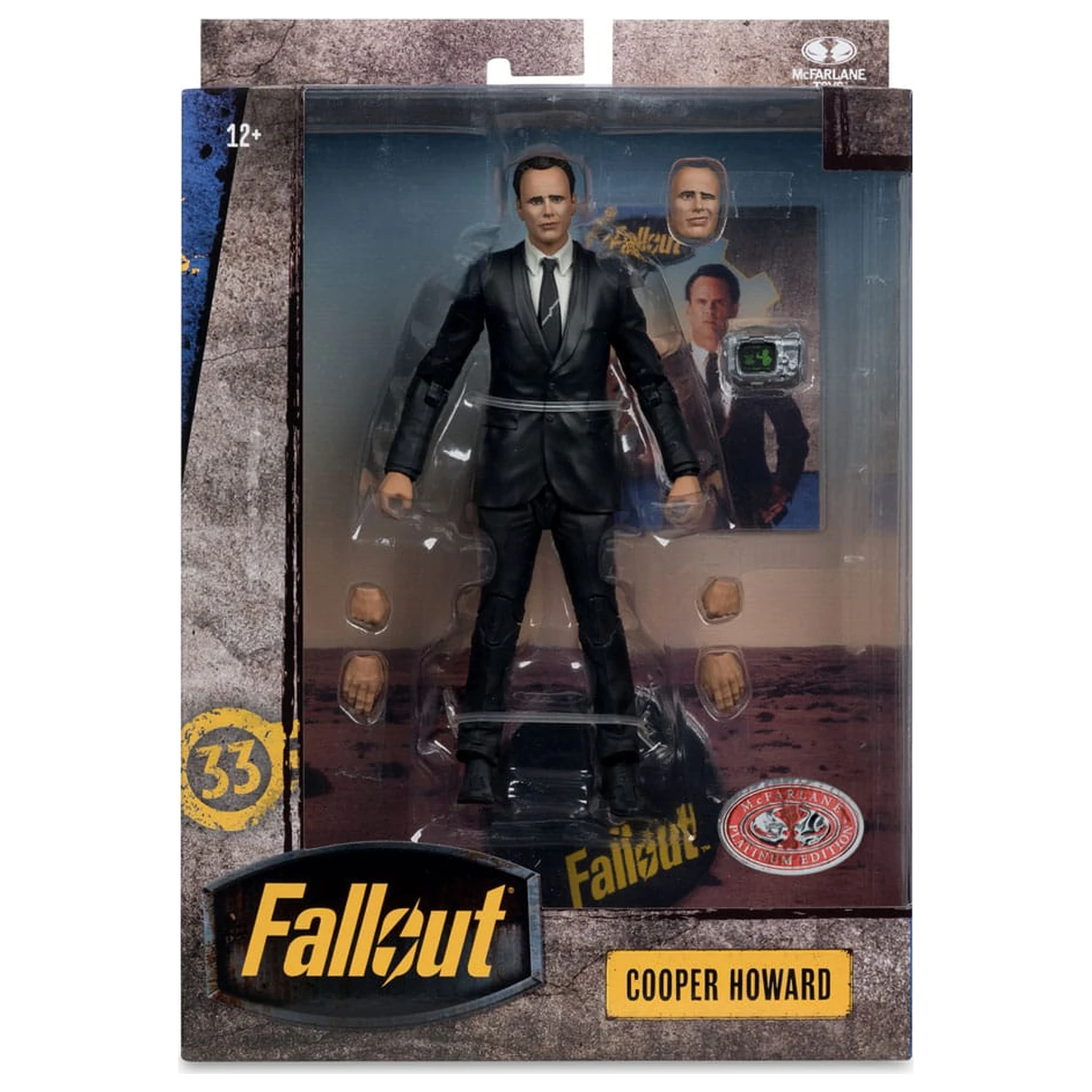 Fallout Actionfigur Cooper Howard (Red Platinum Edition) 17 cm Produktfoto