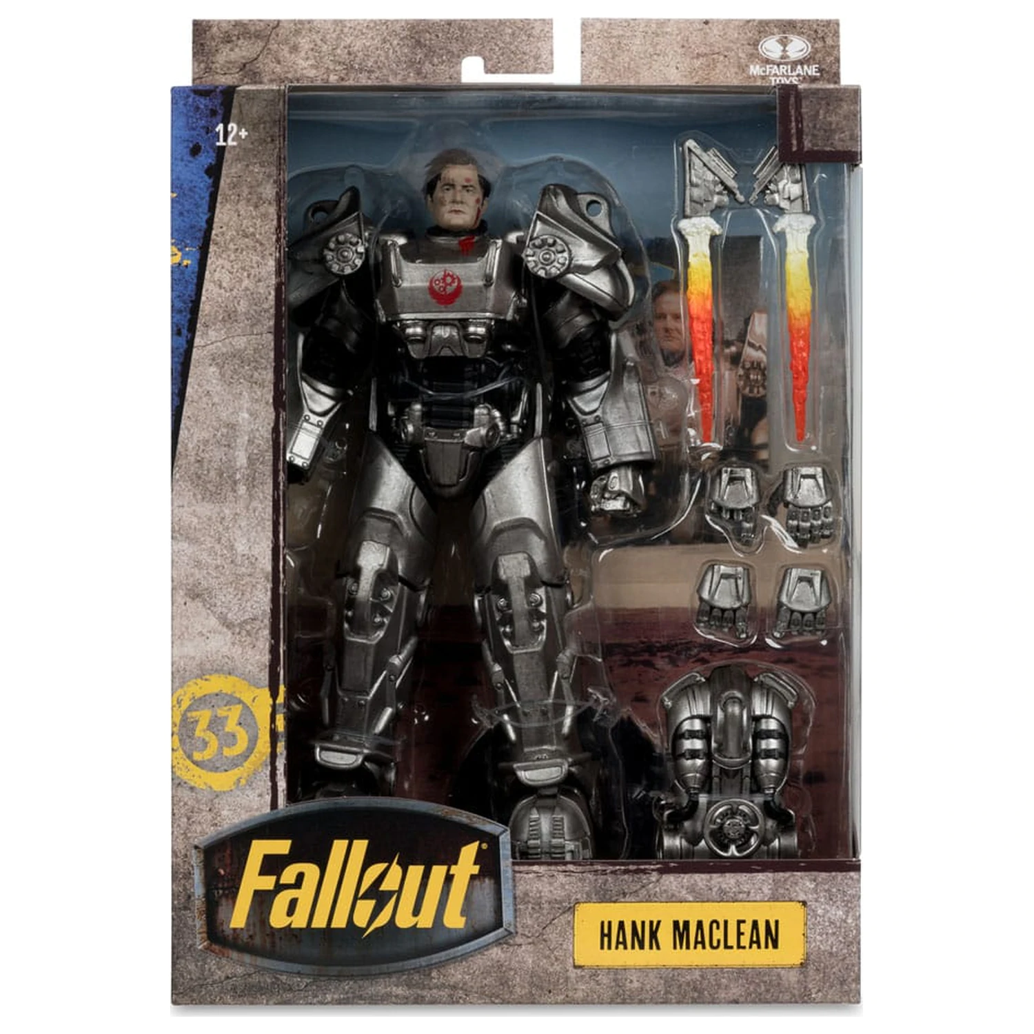 Fallout Actionfigur Hank MacLean 19 cm Produktfoto