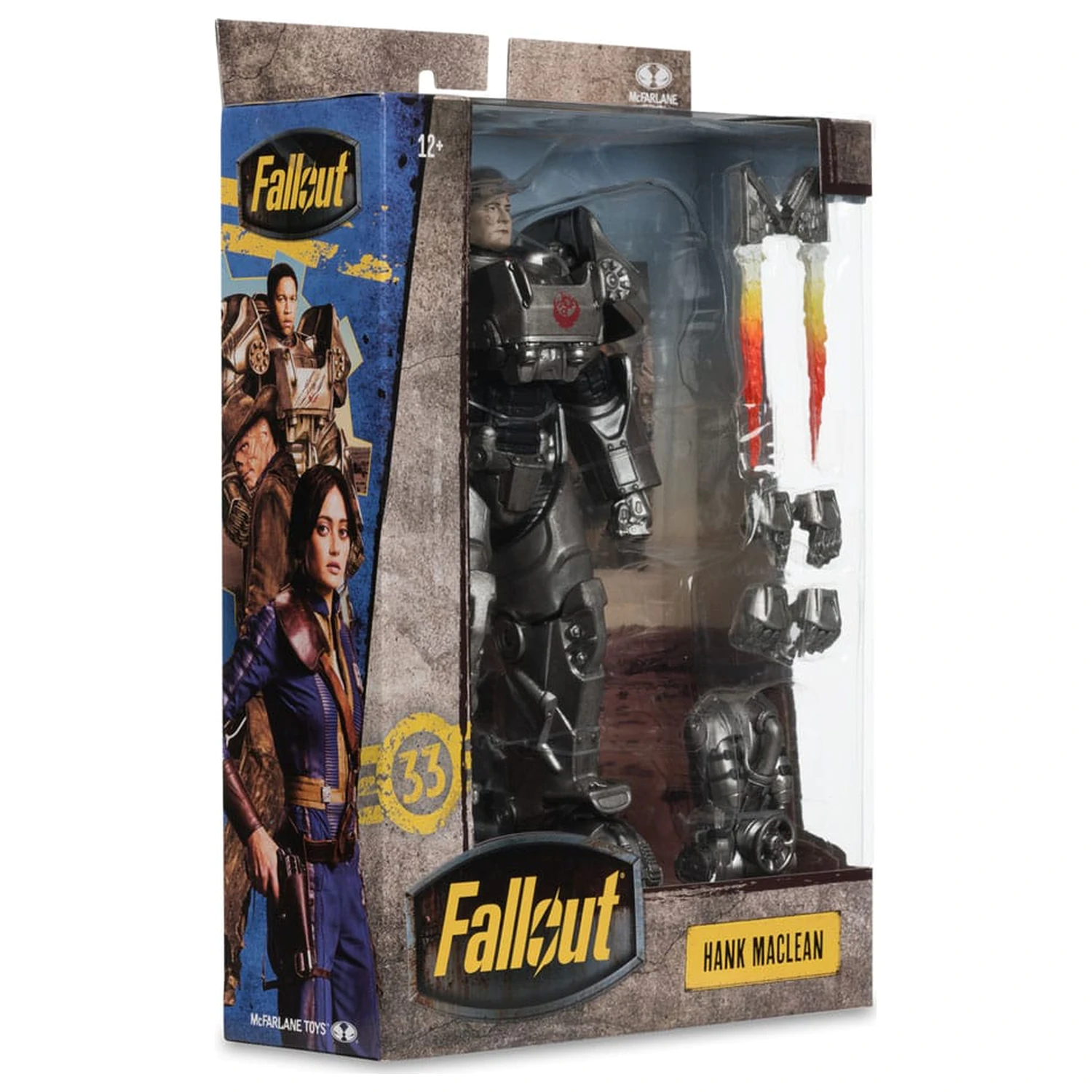 Fallout Actionfigur Hank MacLean 19 cm Produktfoto