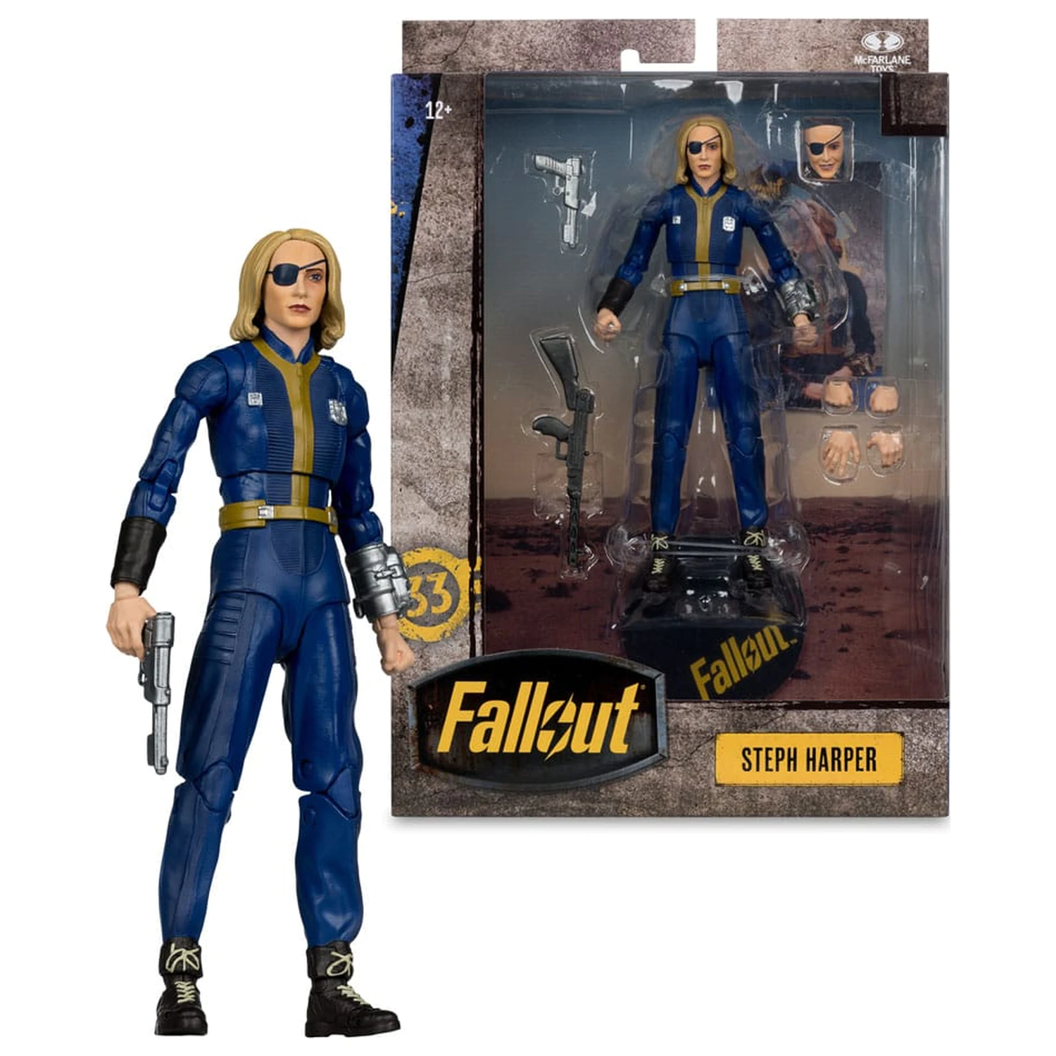 Fallout Actionfigur Steph Harper 16 cm Produktfoto