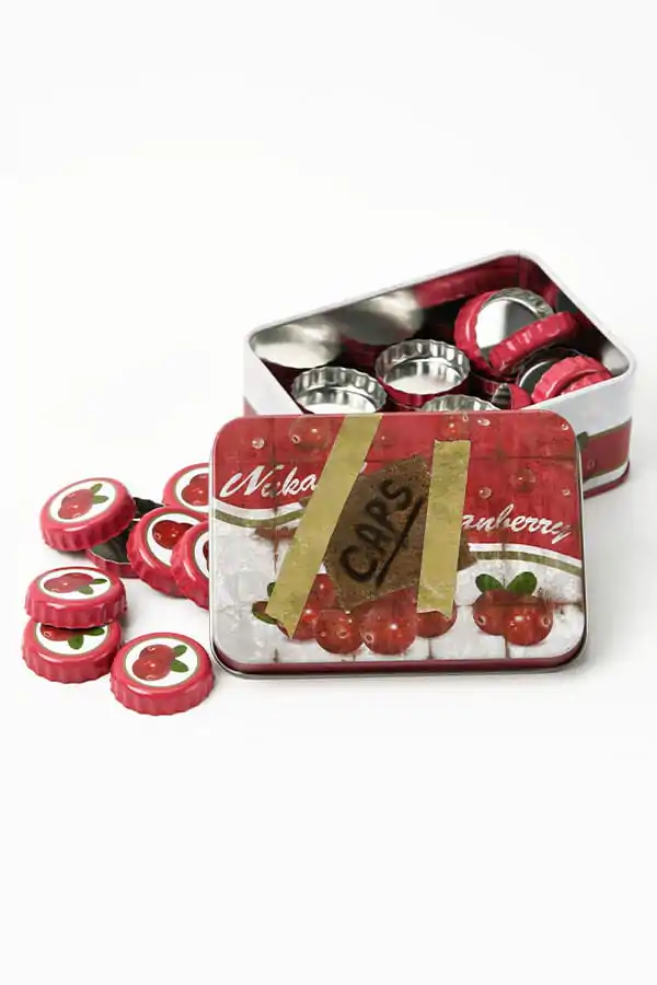 Fallout Bottle Caps Series Collectible Tin Nuka Cranberry 10 cm Produktfoto