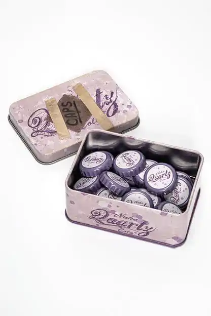 Fallout Bottle Caps Series Collectible Tin Nuka Quartz 10 cm Produktfoto