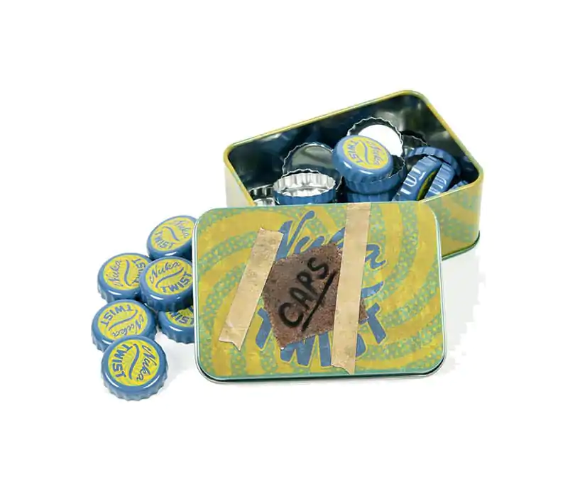 Fallout Bottle Caps Serie Replik Sammler Dose Produktfoto