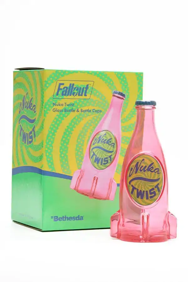 Fallout Flaschen Serie Replik Glasflasche & Verschluss Nuka Twist Produktfoto