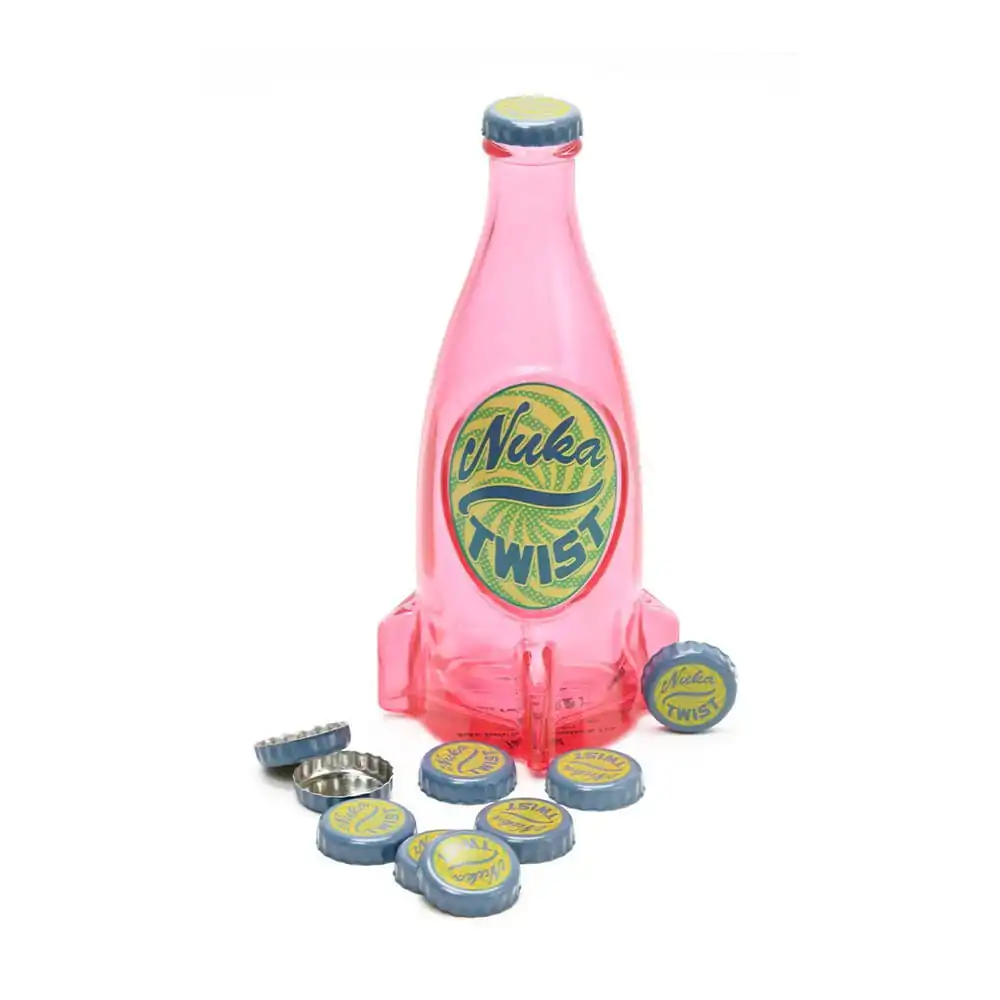 Fallout Flaschen Serie Replik Glasflasche & Verschluss Nuka Twist Produktfoto