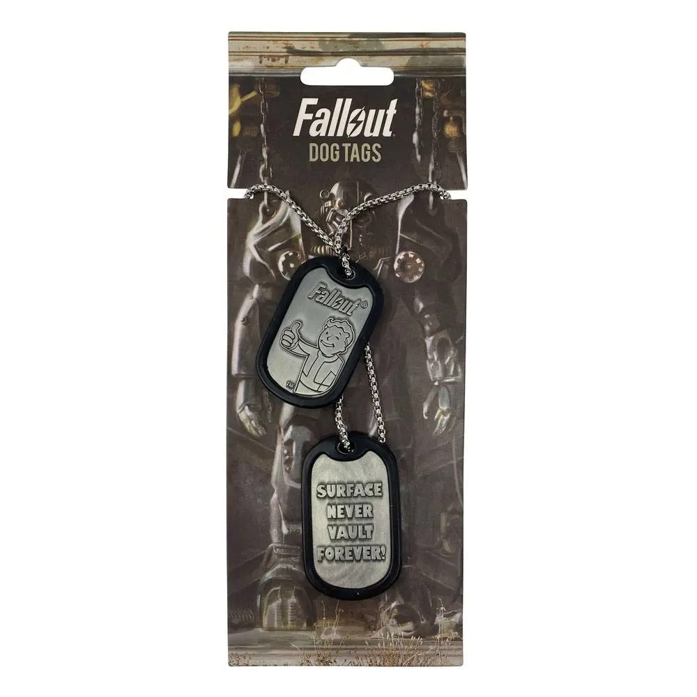 Fallout Erkennungsmarken mit Kugelkette Logo Produktfoto