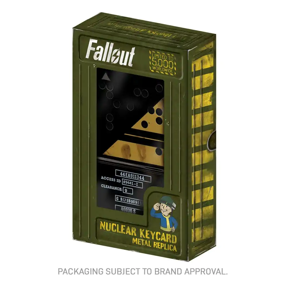 Fallout Eternal Replik Nuclear Keycard Limited Edition Produktfoto