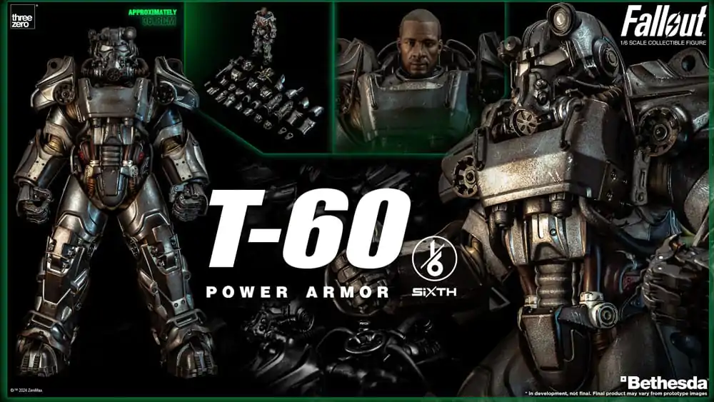 Fallout FigZero Actionfigur 1/6 T-60 Power Armor 37 cm termékfotó