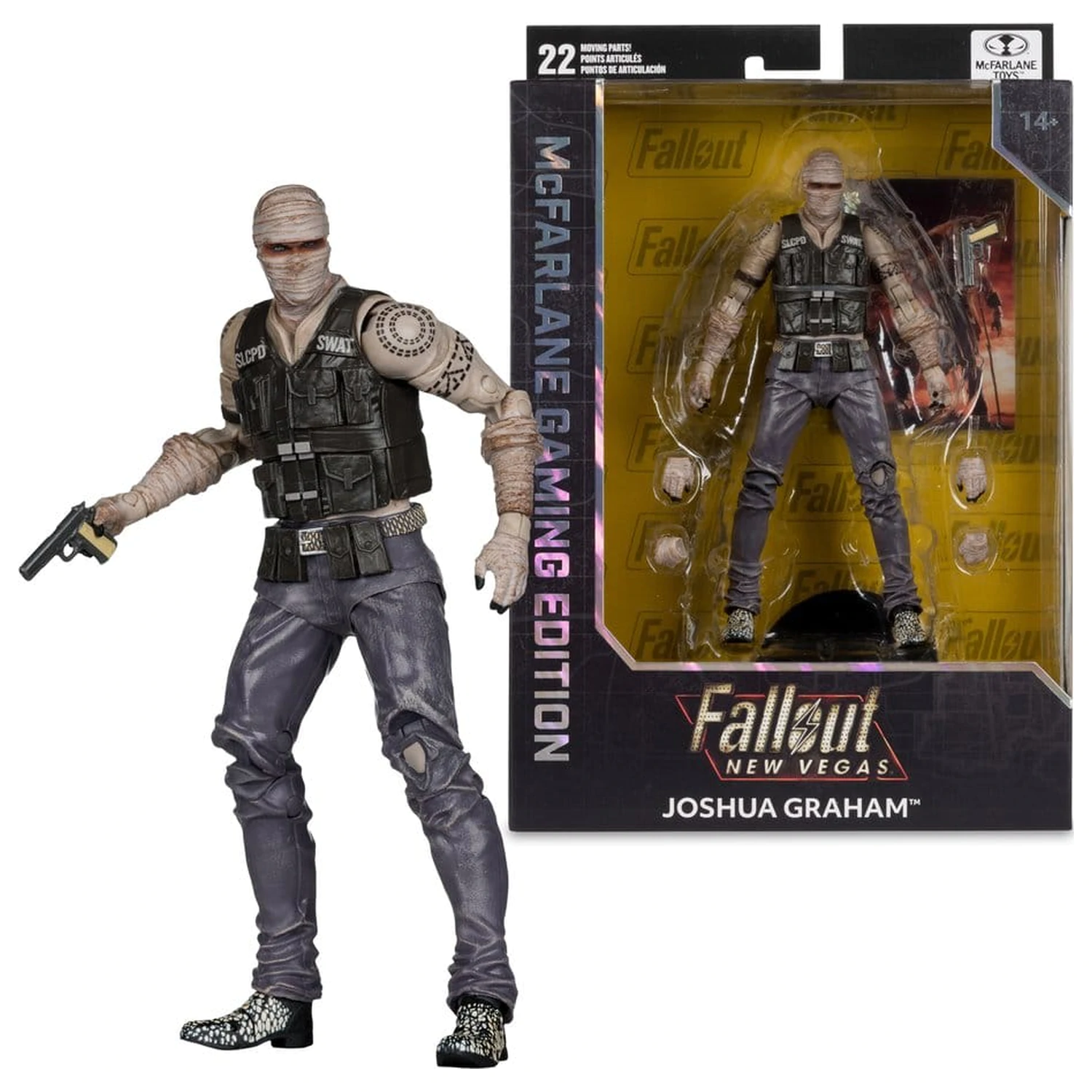 Fallout Gaming Edition Actionfigur Joshua Graham 17 cm Produktfoto