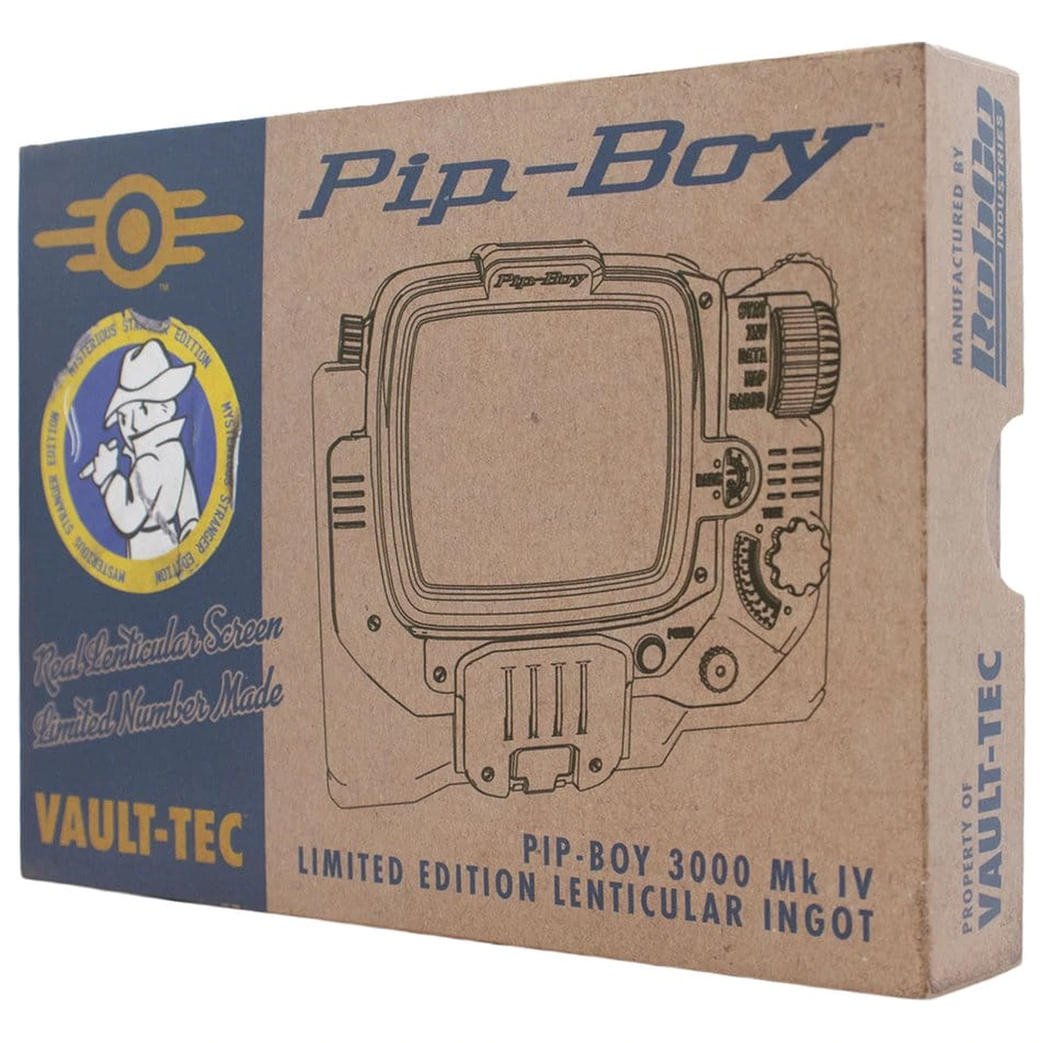 Fallout Ingot Pip-Boy Limitierte Edition Wackelbild Mysterious Stranger Variante Produktfoto
