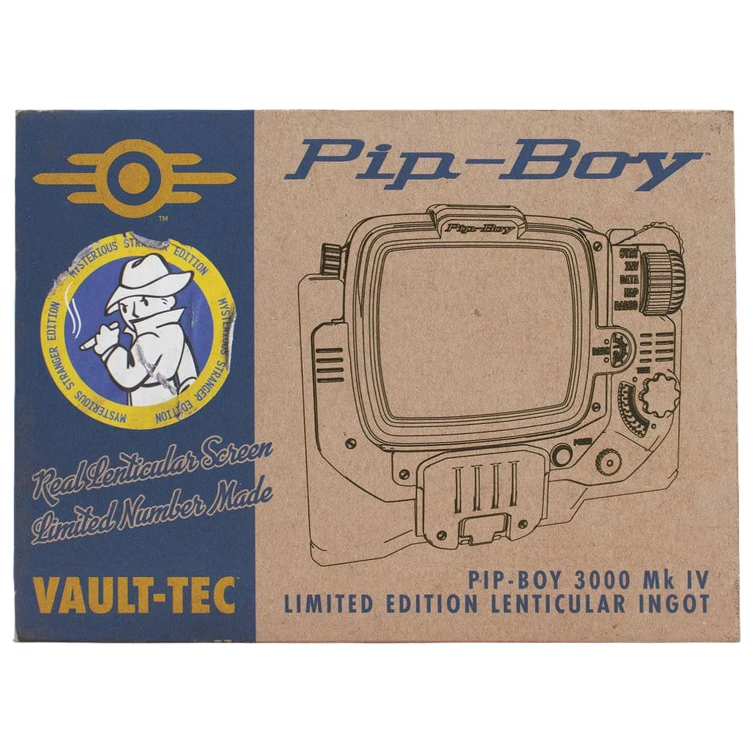 Fallout Ingot Pip-Boy Limitierte Edition Wackelbild Mysterious Stranger Variante Produktfoto