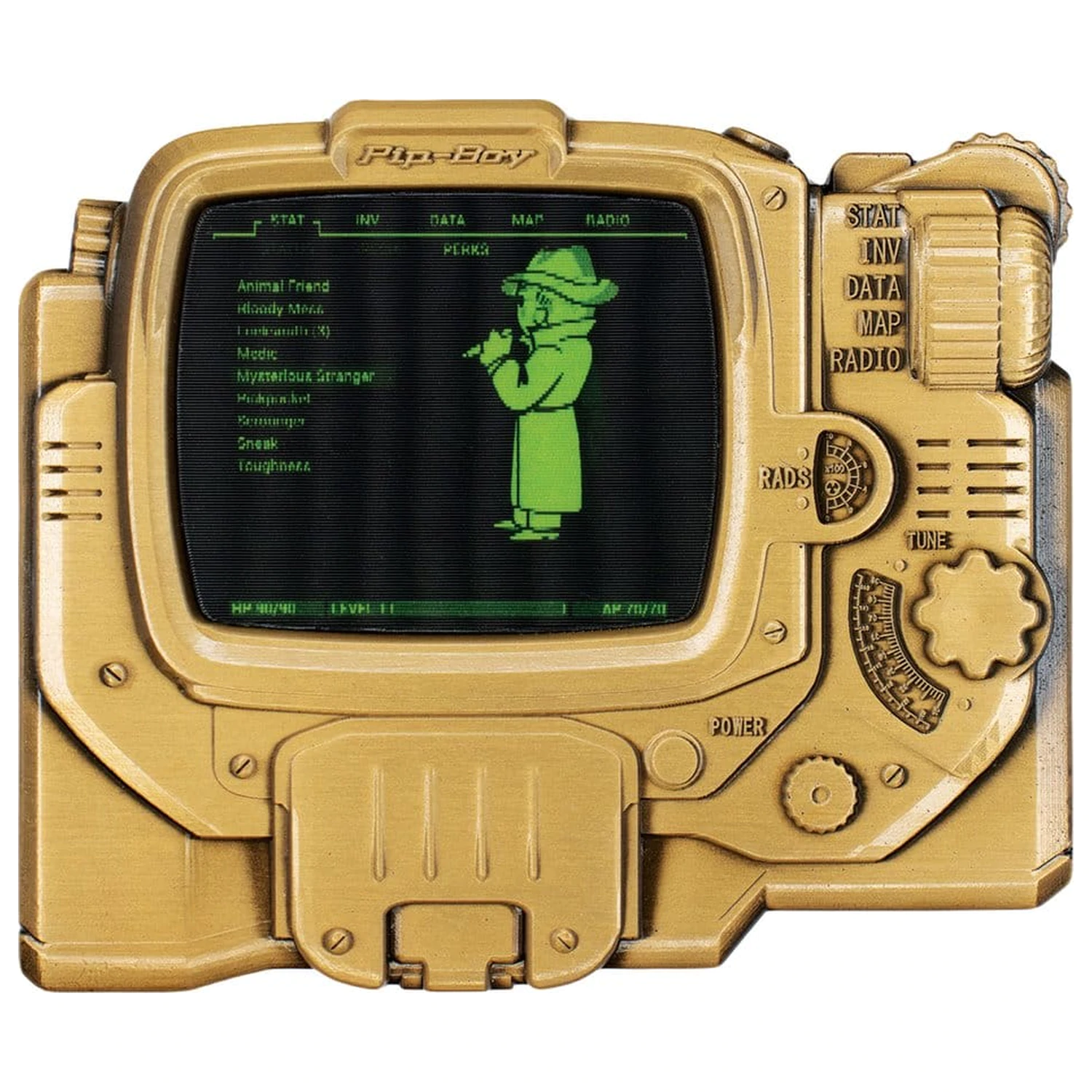Fallout Ingot Pip-Boy Limitierte Edition Wackelbild Mysterious Stranger Variante Produktfoto