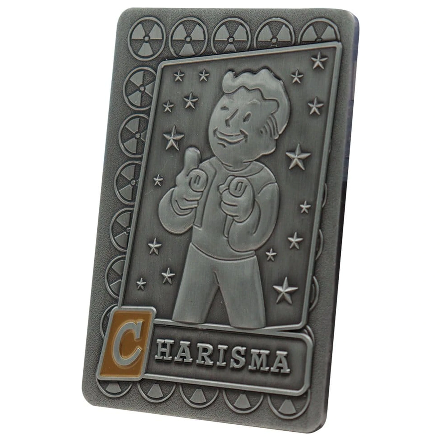 Fallout Ingots mit Album S.P.E.C.I.A.L. Perk Card Sammleralbum Produktfoto