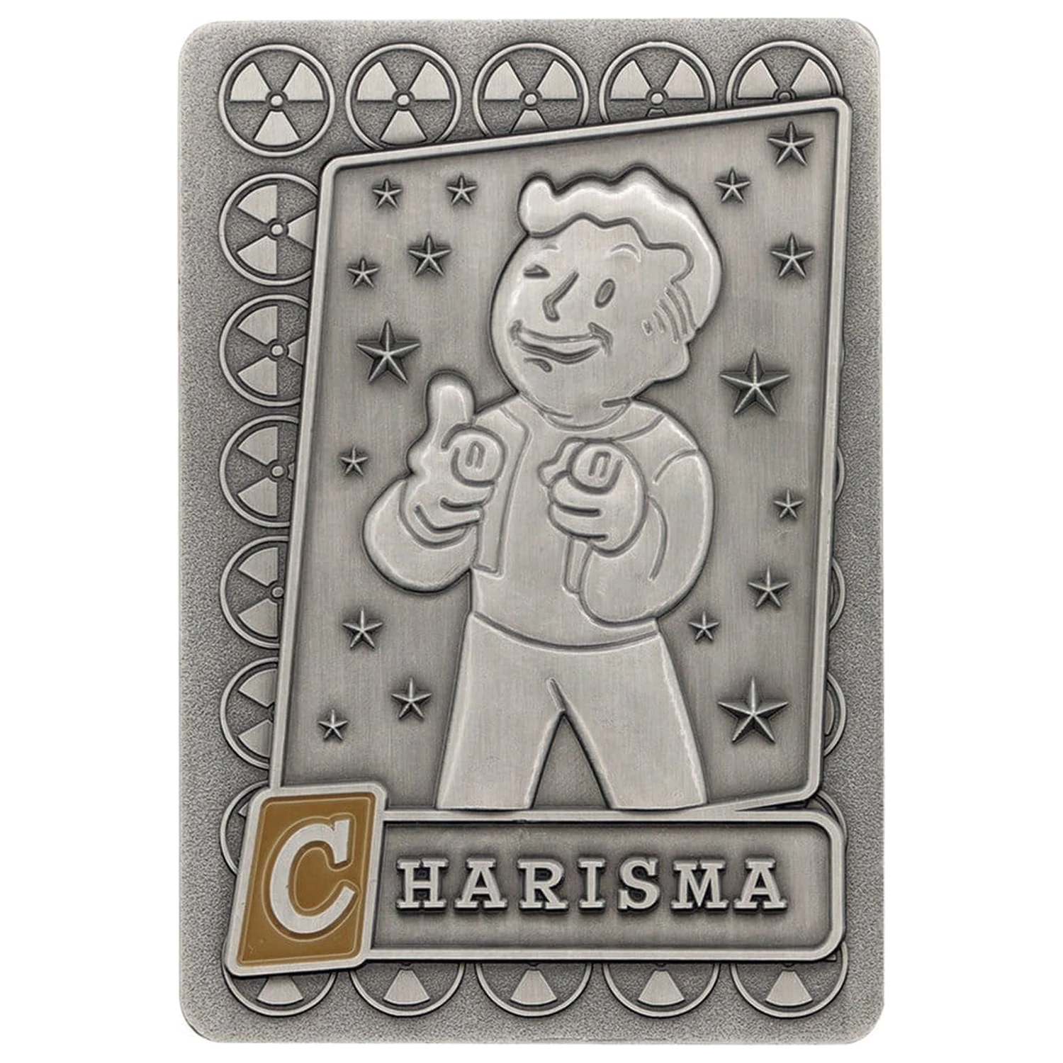 Fallout Ingots mit Album S.P.E.C.I.A.L. Perk Card Sammleralbum Produktfoto