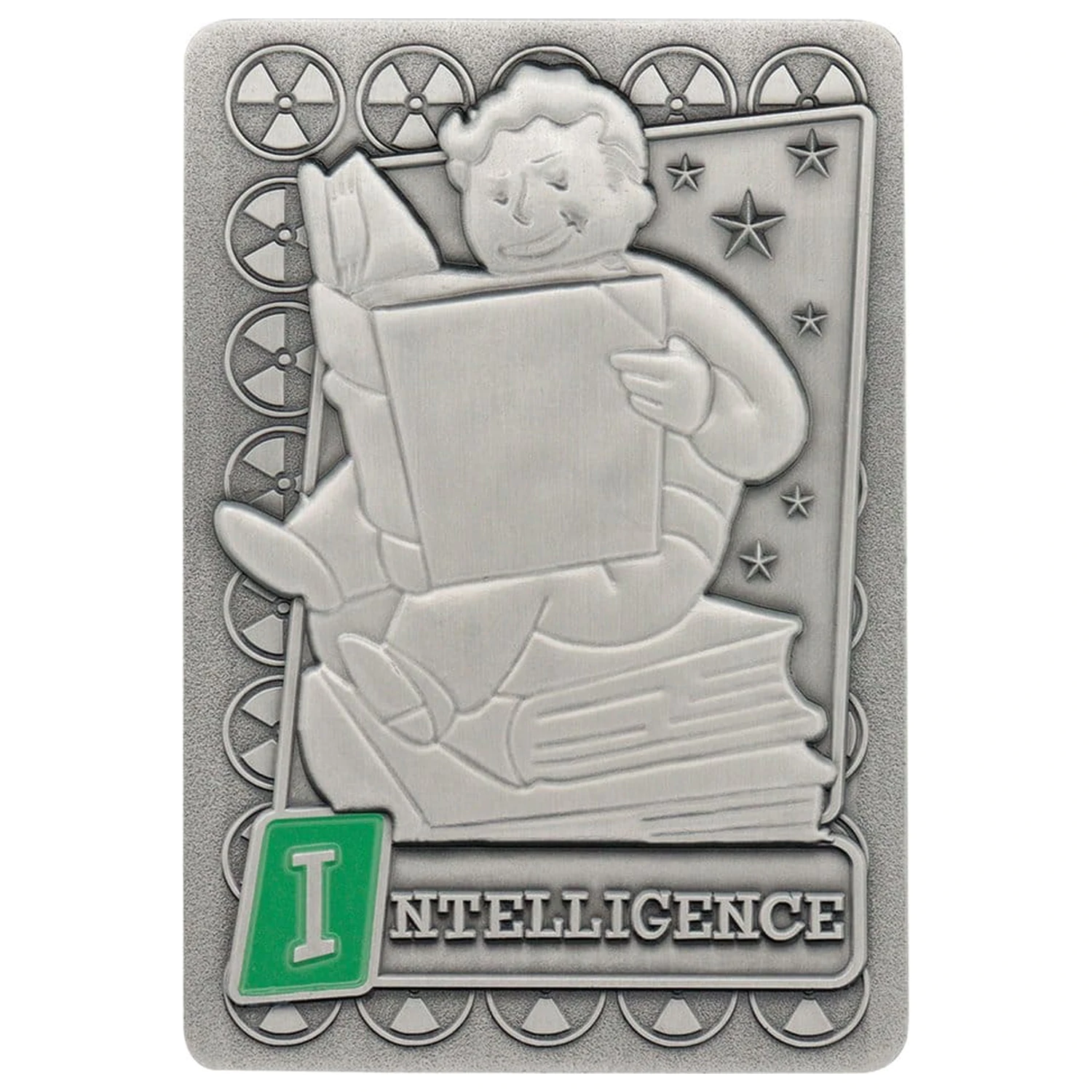 Fallout Ingots mit Album S.P.E.C.I.A.L. Perk Card Sammleralbum Produktfoto