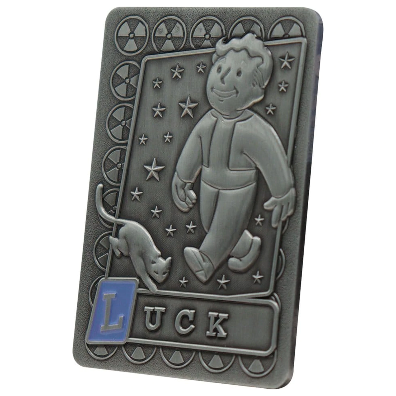 Fallout Ingots mit Album S.P.E.C.I.A.L. Perk Card Sammleralbum Produktfoto