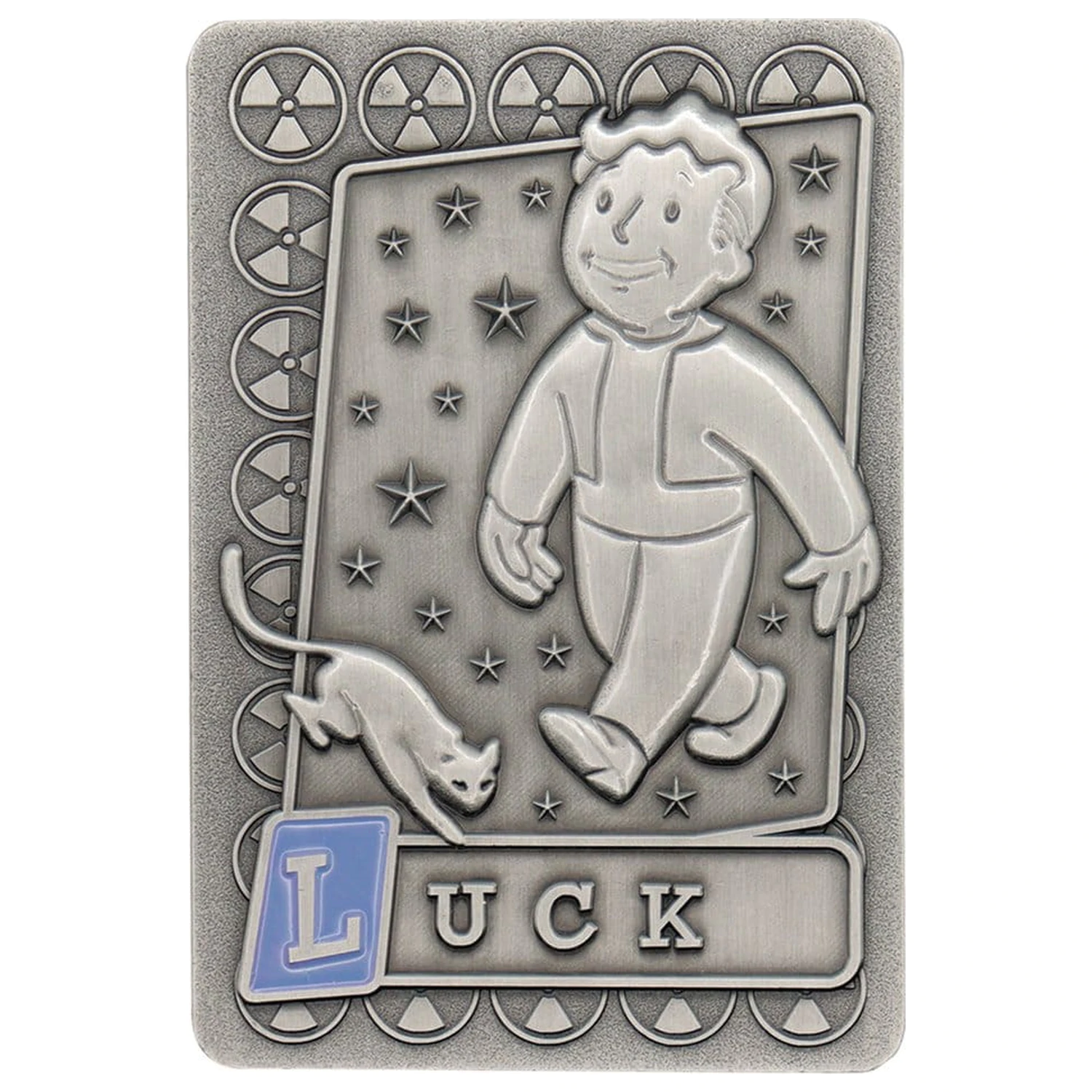 Fallout Ingots mit Album S.P.E.C.I.A.L. Perk Card Sammleralbum Produktfoto