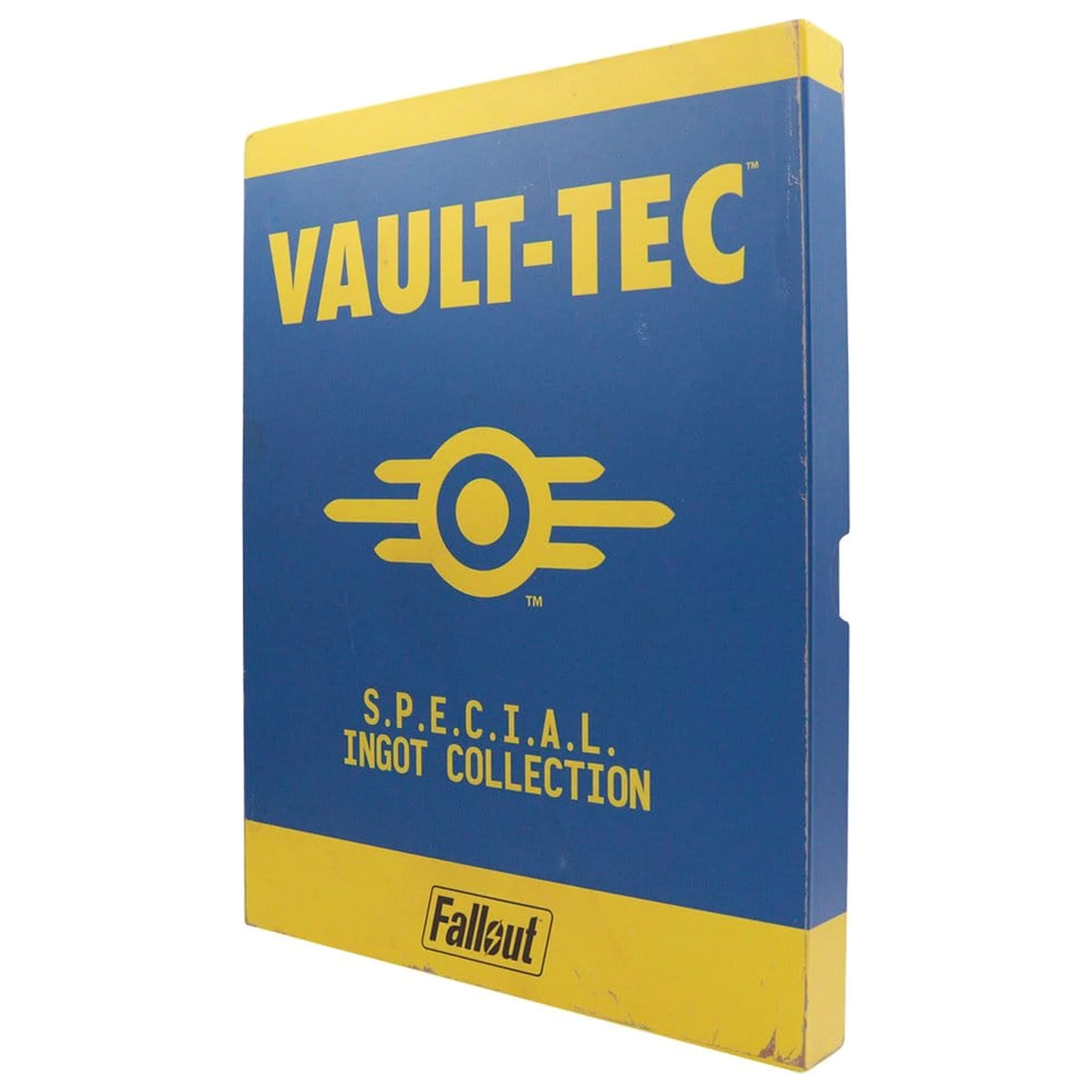 Fallout Ingots mit Album S.P.E.C.I.A.L. Perk Card Sammleralbum Produktfoto