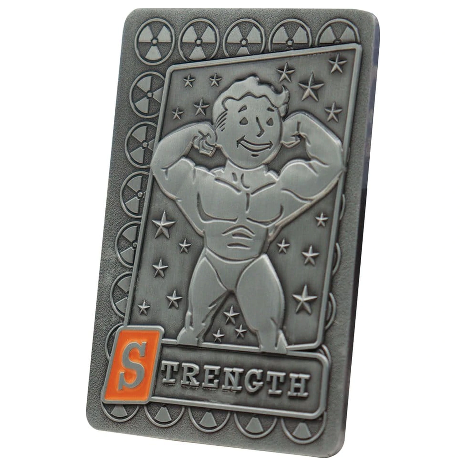 Fallout Ingots mit Album S.P.E.C.I.A.L. Perk Card Sammleralbum Produktfoto
