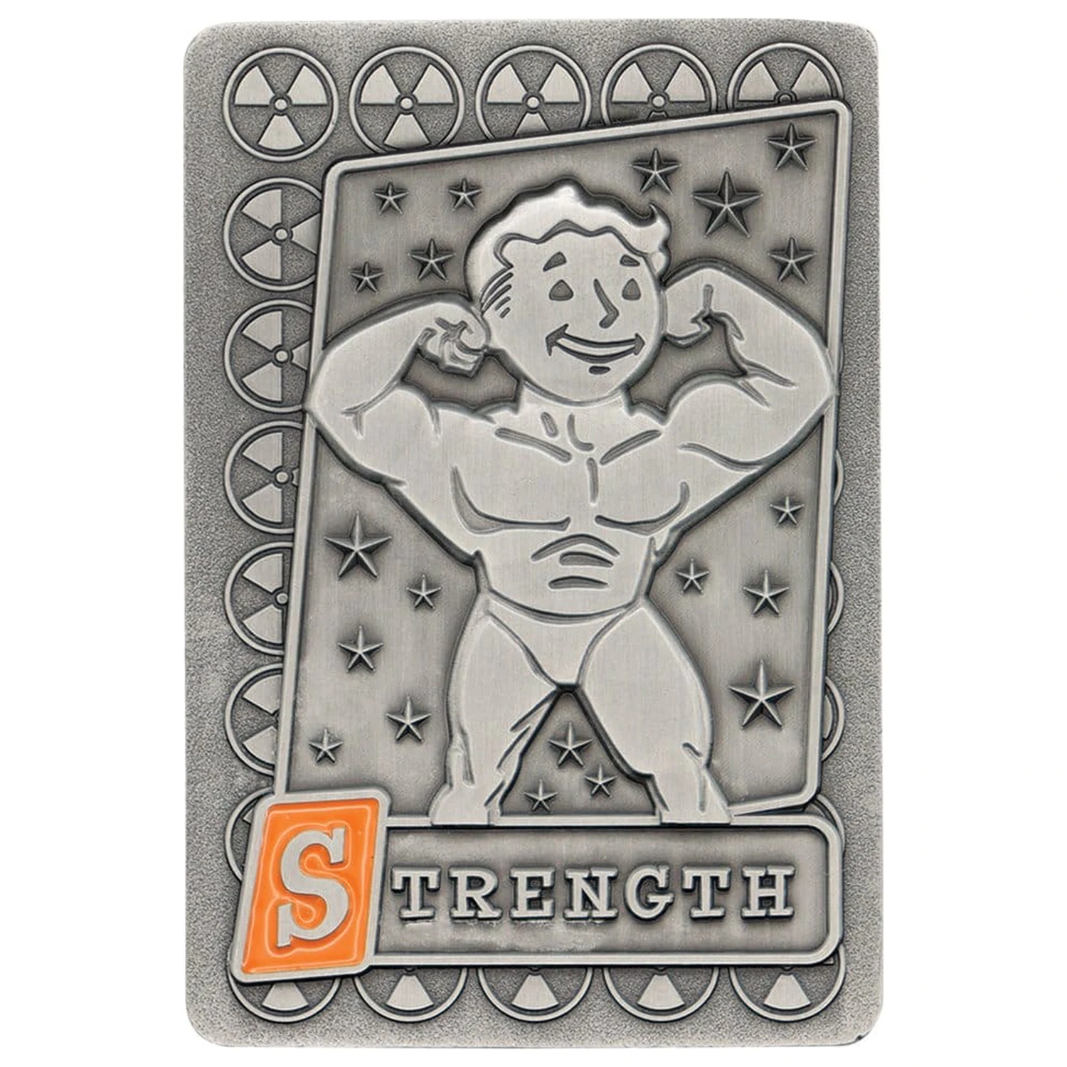 Fallout Ingots mit Album S.P.E.C.I.A.L. Perk Card Sammleralbum Produktfoto