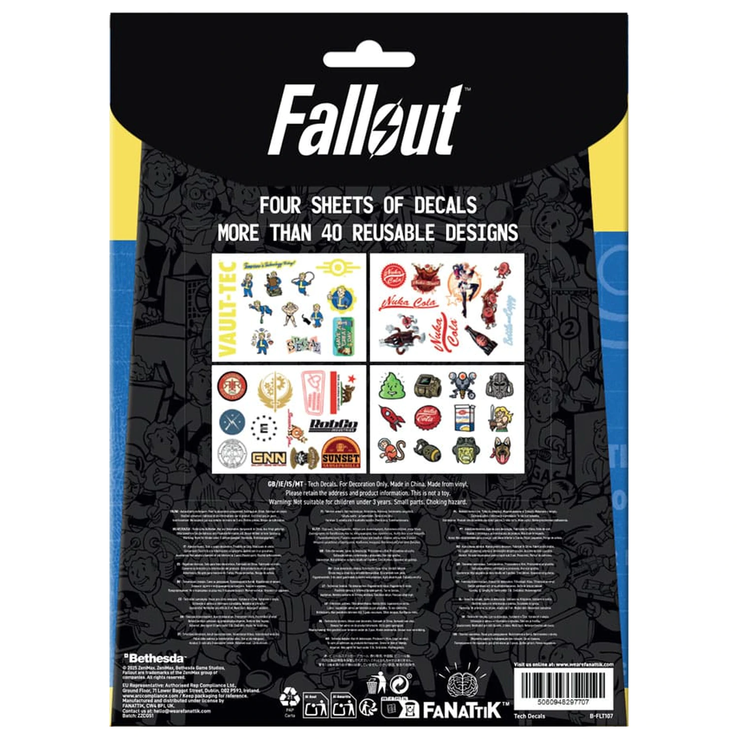 Fallout Tech Sticker-Paket Produktfoto