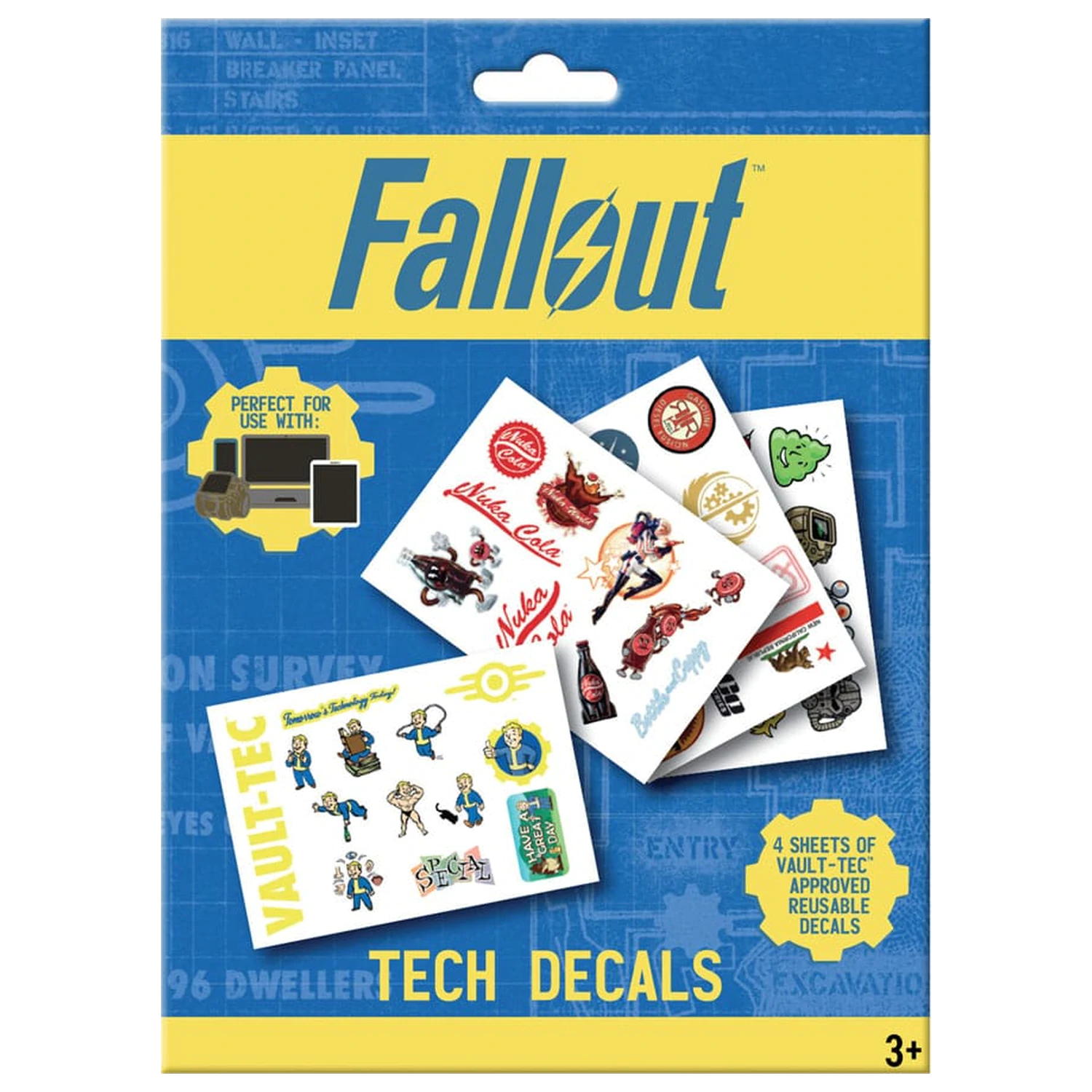 Fallout Tech Sticker-Paket Produktfoto