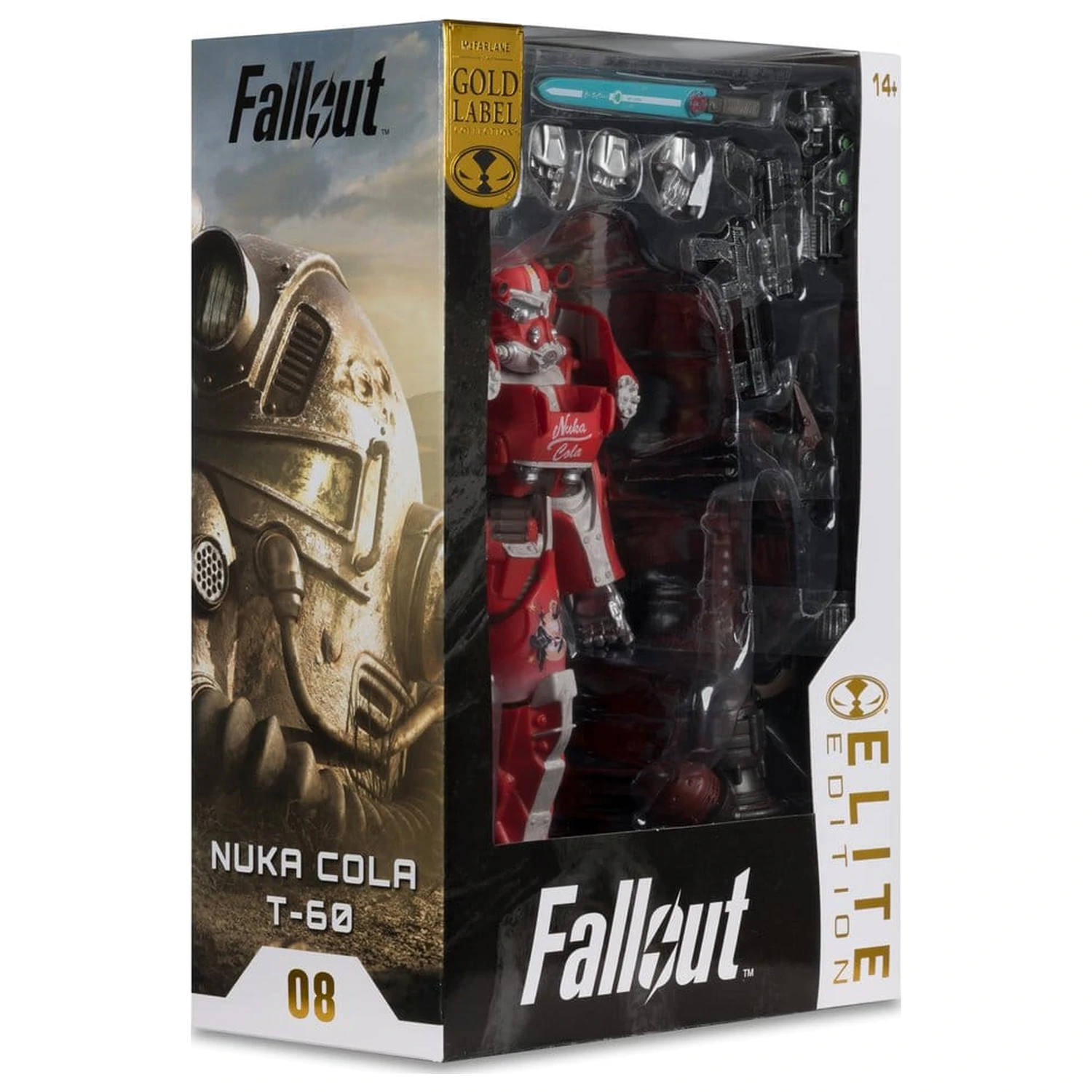 Fallout McFarlane Elite Edition Actionfigur Fallout 76 Nuka Cola T-60 (Gold Label) 19 cm Produktfoto